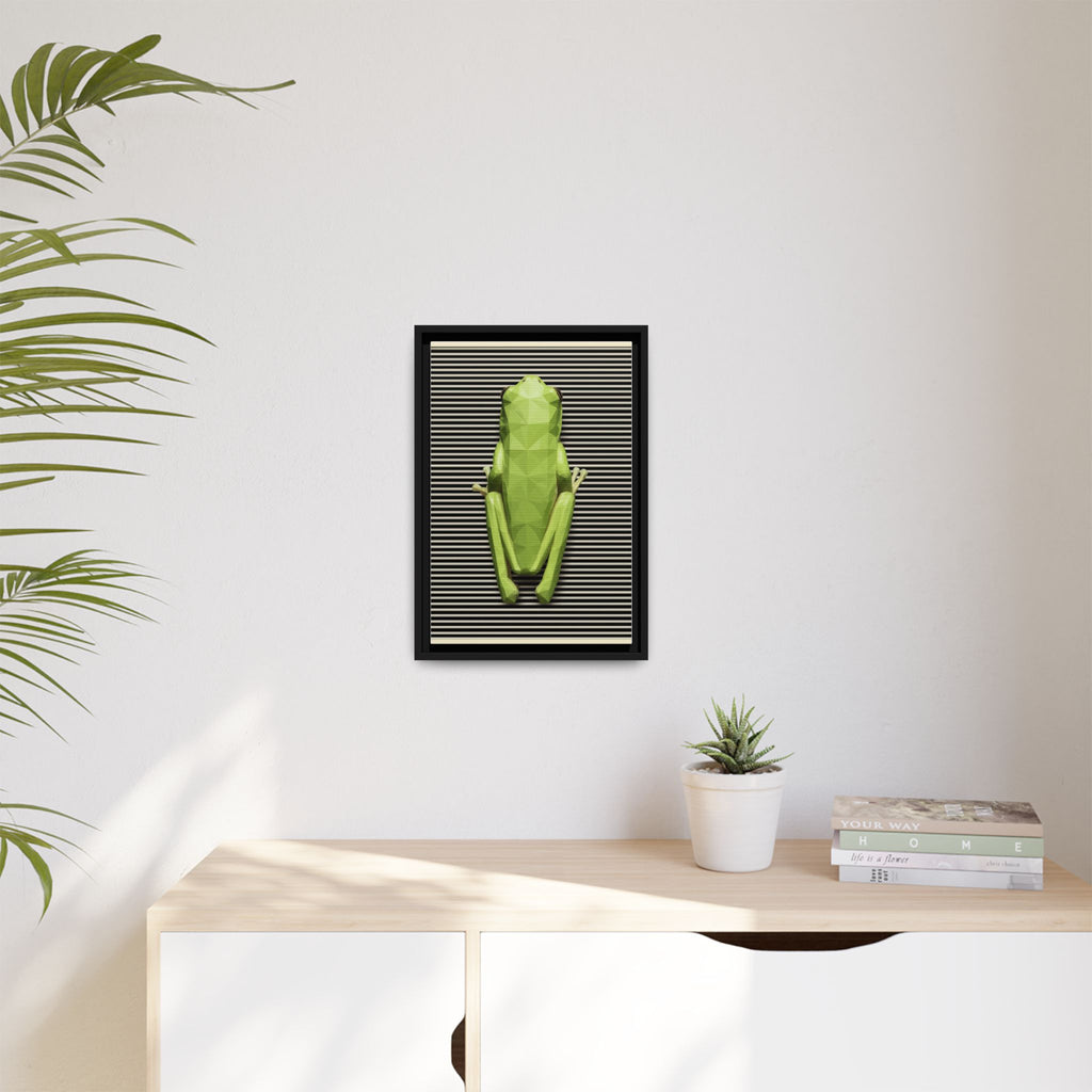 Geometric Amphibian: Low-Poly Frog Design, Digital Art Minimalism   |  Personalized & Custom Orders Available