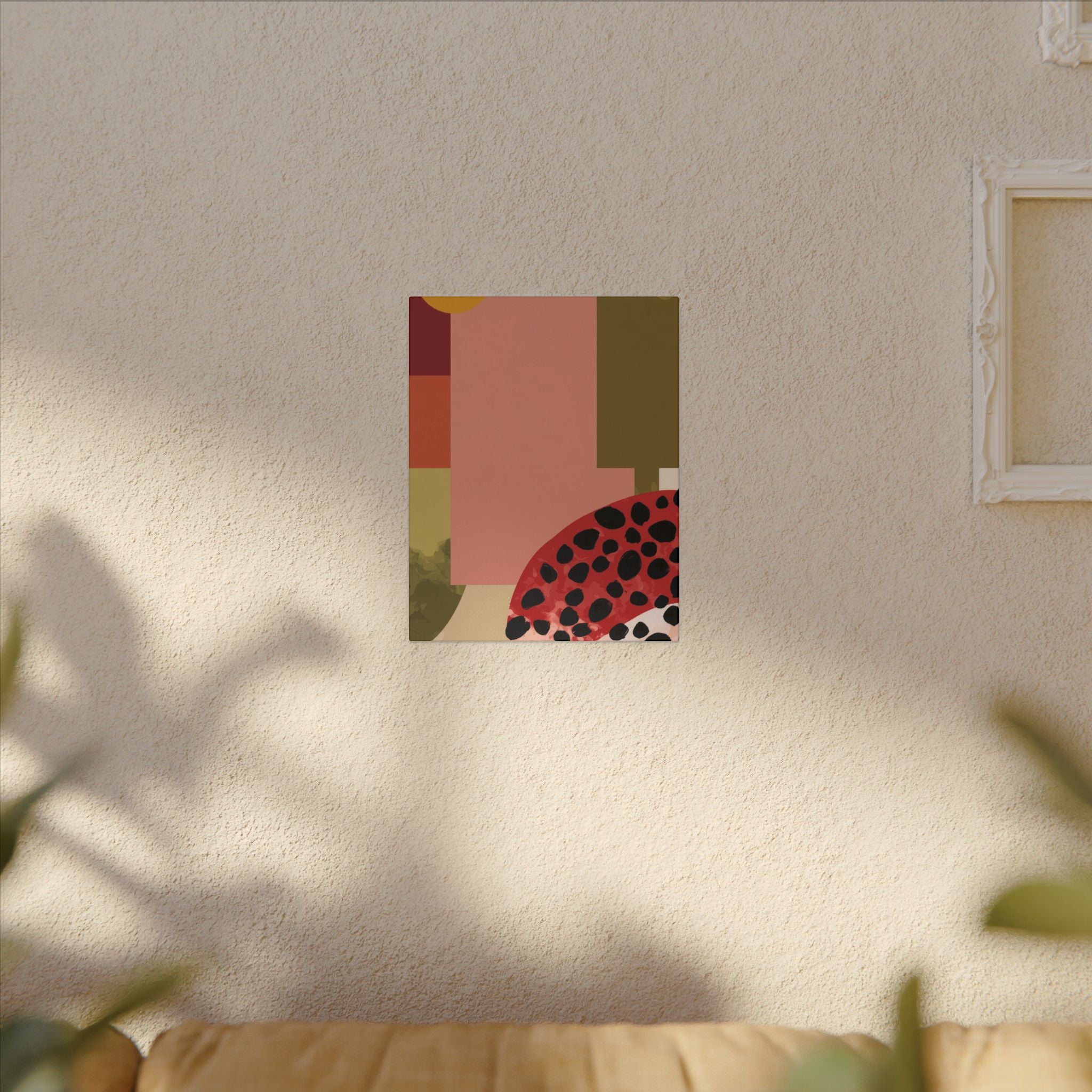 Geometric Harmony: Rectangles in Motion, Mid-Century Modern Composition, Abstract Earth Tone Precision   |   Custom Orders Accepted