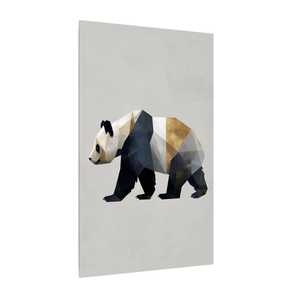 Geometric Panda: Minimalist Digital Art, Polygonal Wildlife Design, Contemporary Graphic Illustration   |  Personalized & Custom Orders