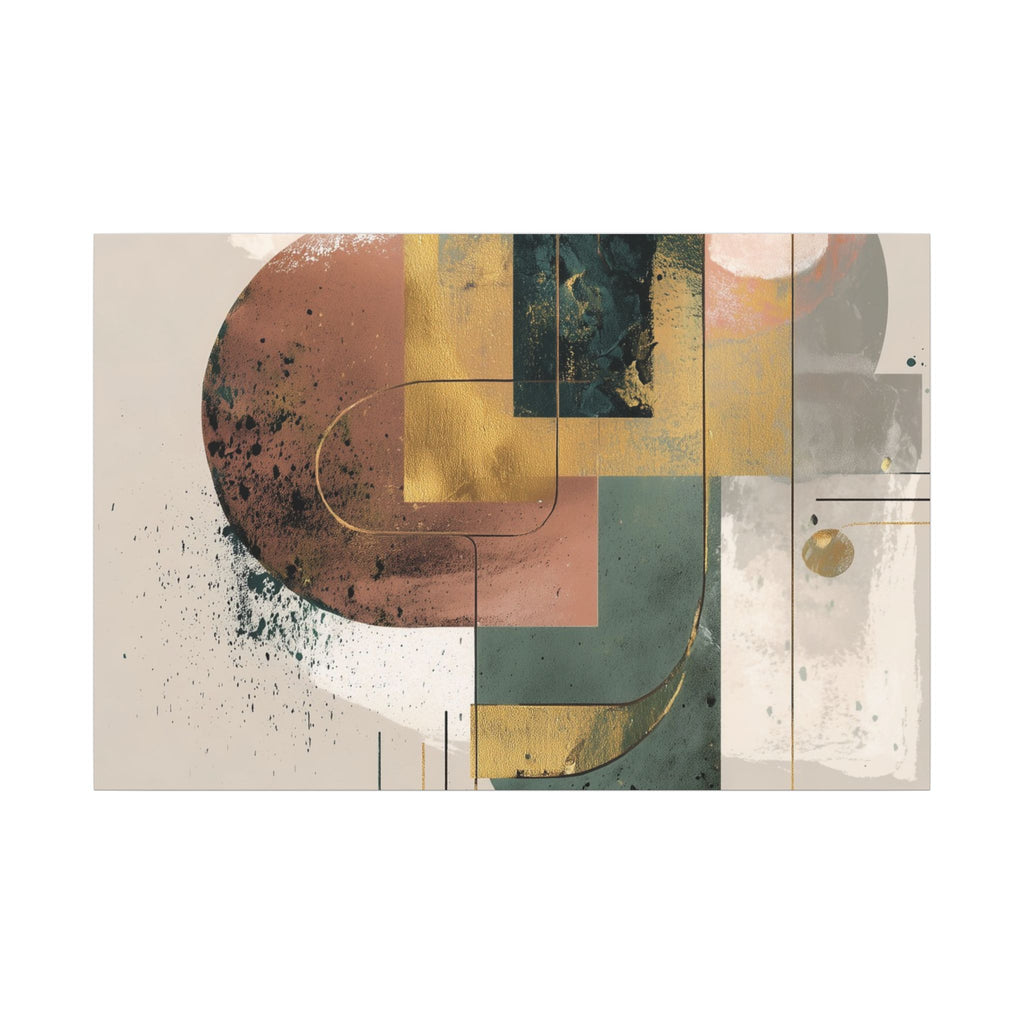 Geometric Harmony: Abstract Composition, Modernist Minimalism, Ethereal Design Layers   |   Custom Orders Accepted