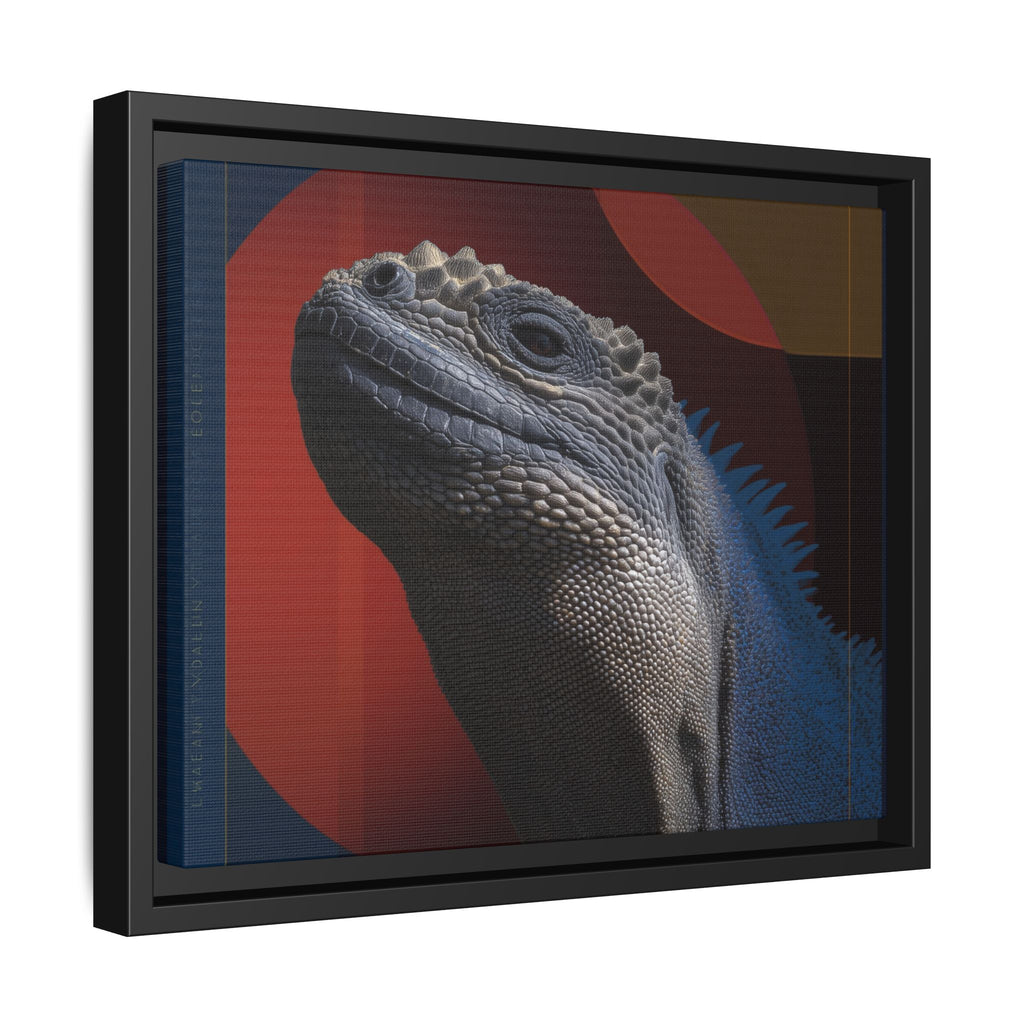 Scales of Antiquity: Prehistoric Reptilian Portrait, Abstract Geometric Composition   |    Custom Orders Available