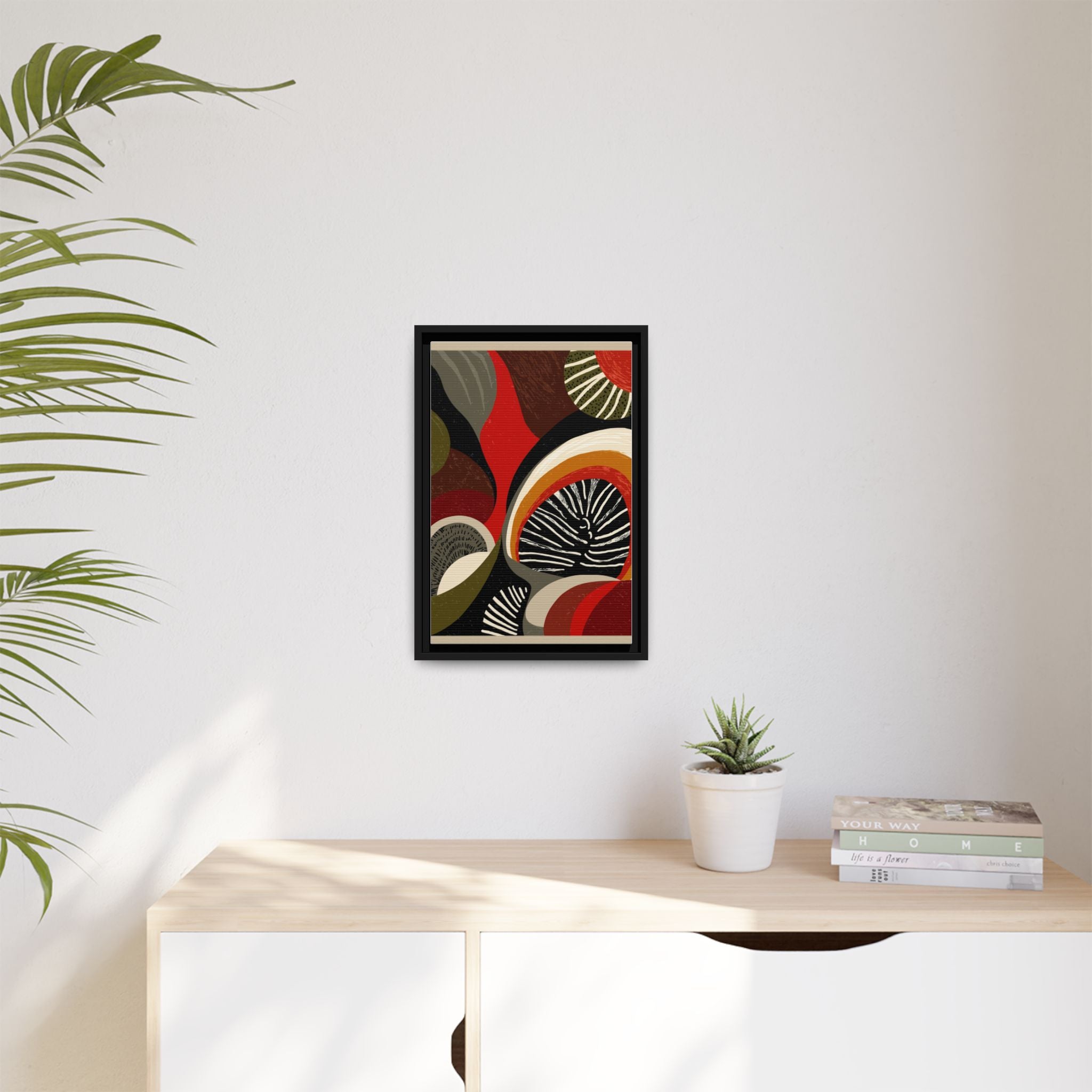 Geometric Rhythm: Abstract Composition, Mid-Century Modern Art, Radial Design Inspiration   |   Custom Orders Accepted