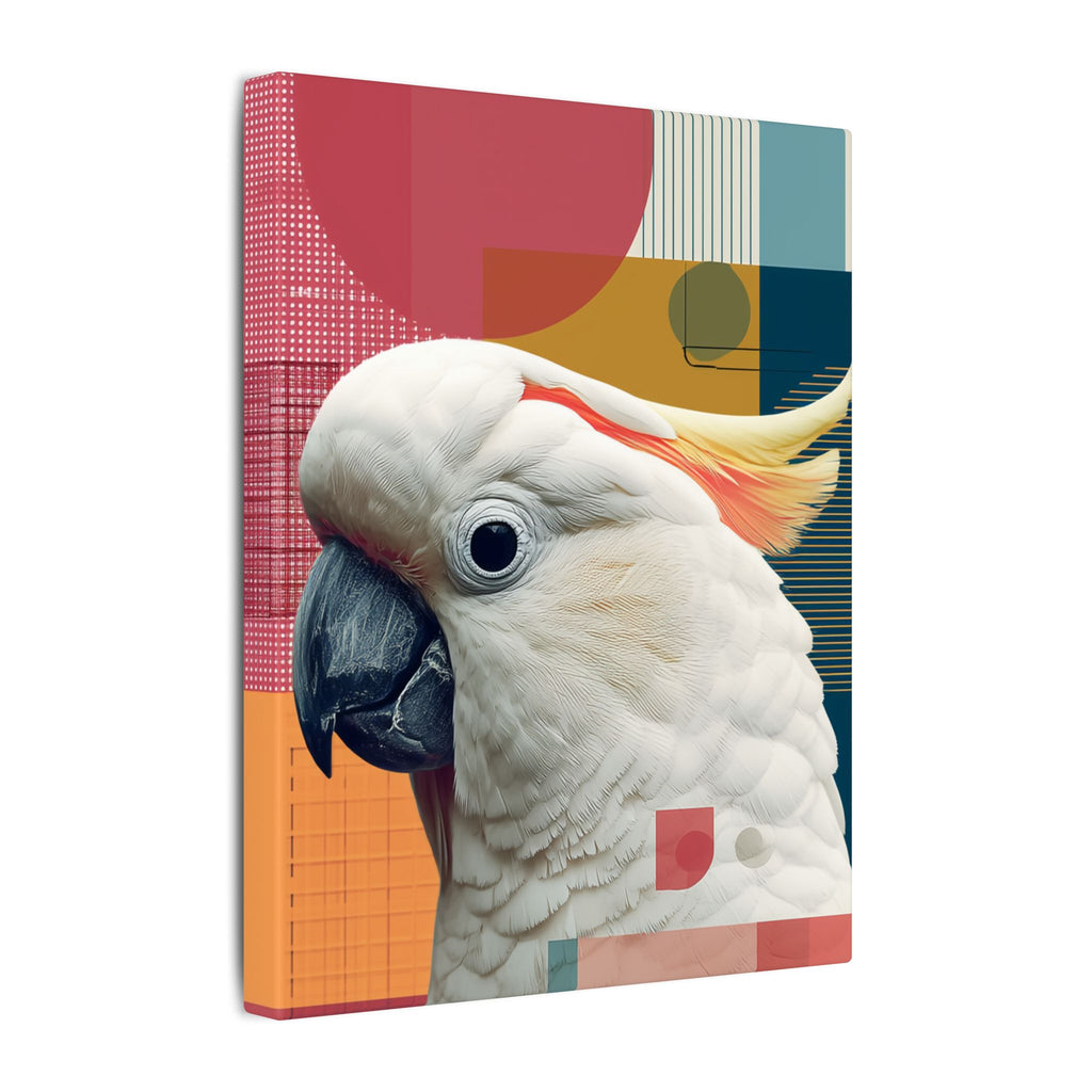 Crest of Elegance: Geometric Wildlife Portrait, Contemporary Avian Art   |    Custom Orders Available