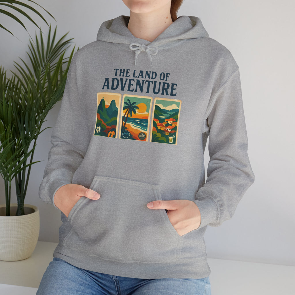 Unisex Heavy Blend™ Hooded Sweatshirt - Brazil Graphic Sweatshirt, Brazil, Brazillian, Rio De Janeiro