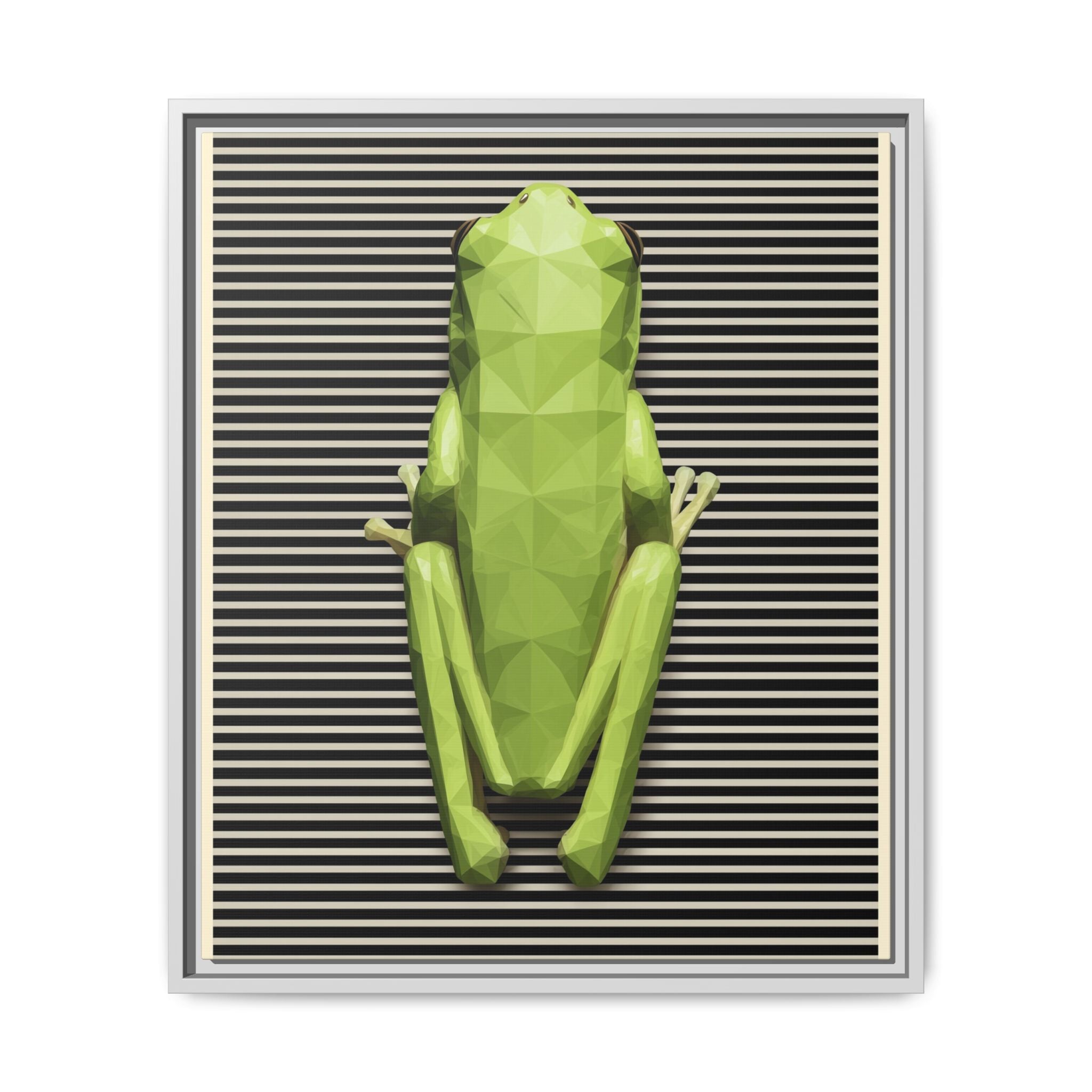 Geometric Amphibian: Low-Poly Frog Design, Digital Art Minimalism   |  Personalized & Custom Orders Available