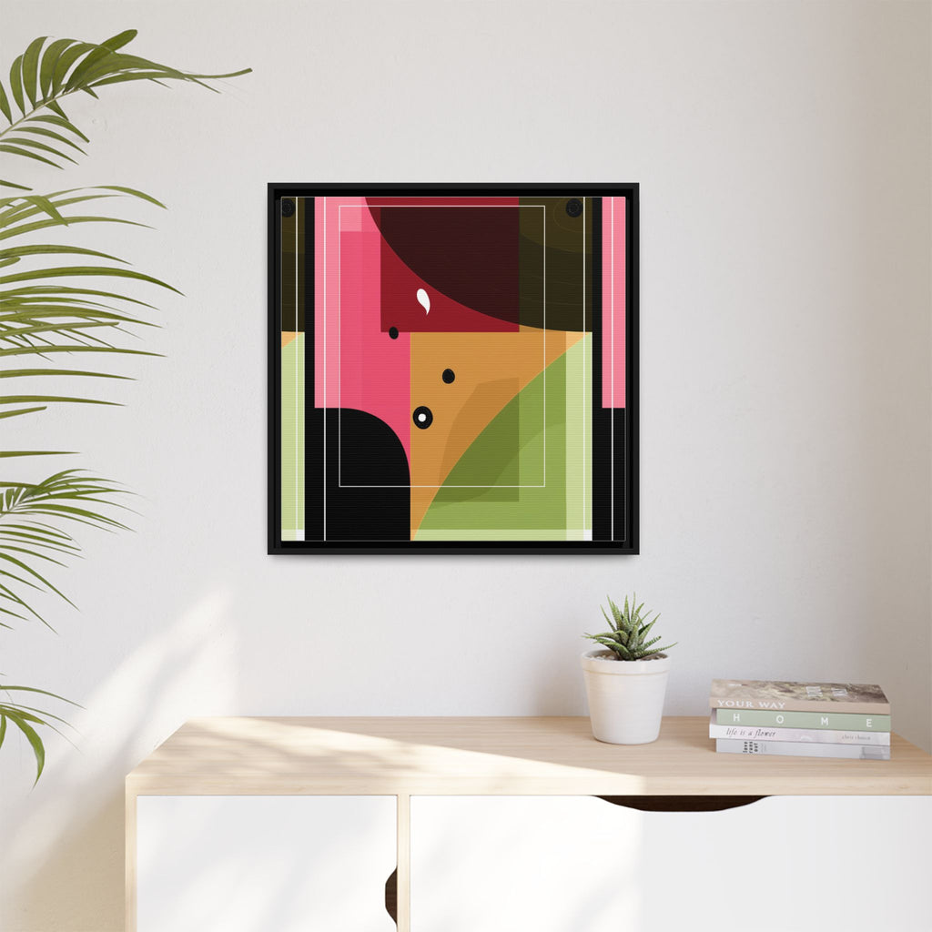 Geometric Convergence: Abstract Modernist Composition, Constructivist Color Blocking, Layered Geometric Design   |   Custom Orders Accepted
