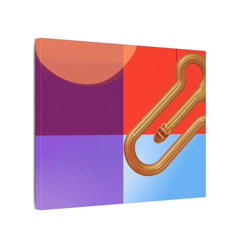 Serpentine Geometry: Abstract Color Fusion, Dimensional Graphic Design, Vibrant Compositional Art   |   Custom Orders Accepted