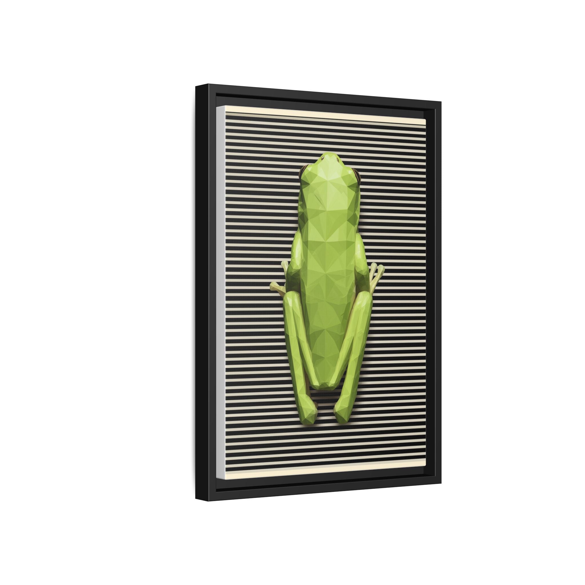 Geometric Amphibian: Low-Poly Frog Design, Digital Art Minimalism   |  Personalized & Custom Orders Available
