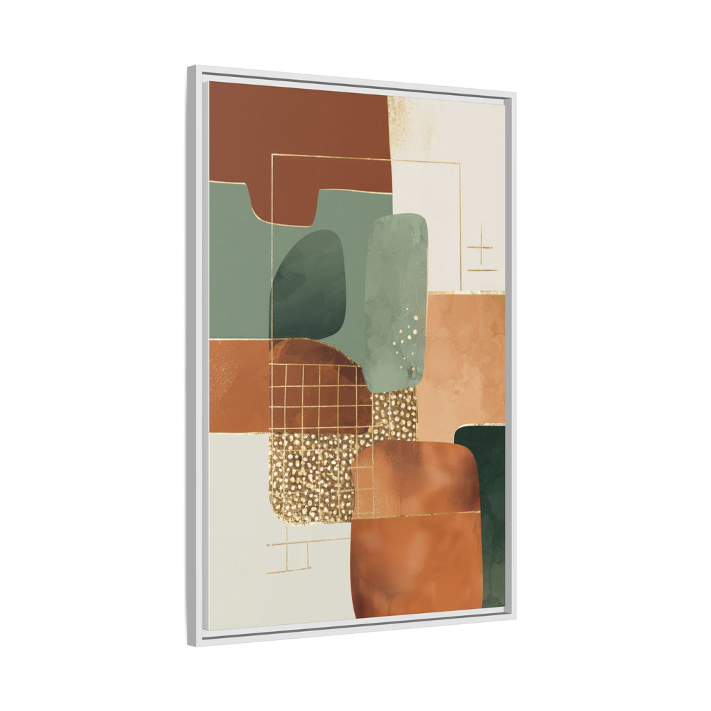 Geometric Harmony: Abstract Minimalist Art, Mid-Century Modern Design, Organic Shapes Composition   |   Custom Orders Accepted