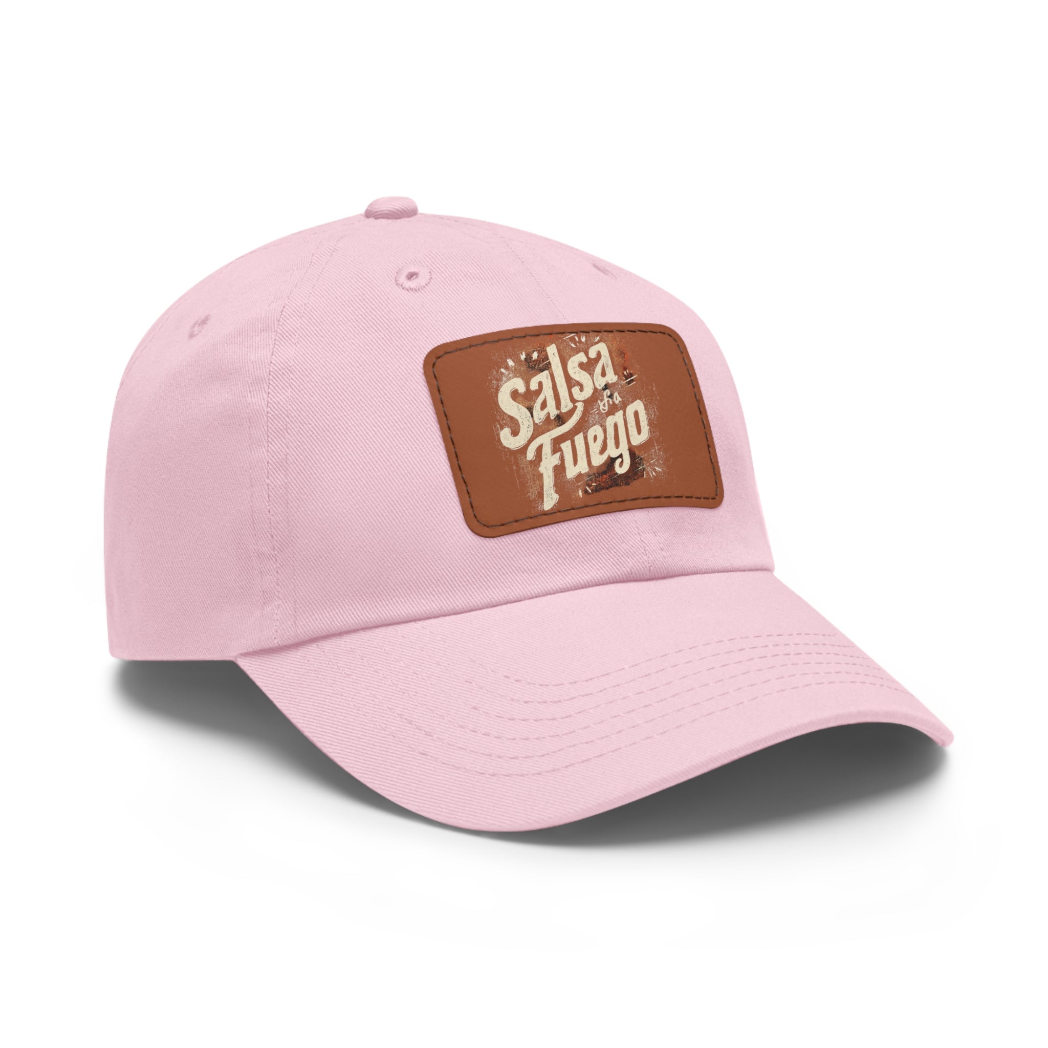 Salsa Fuego Dad Hat with Leather Patch (Rectangle)