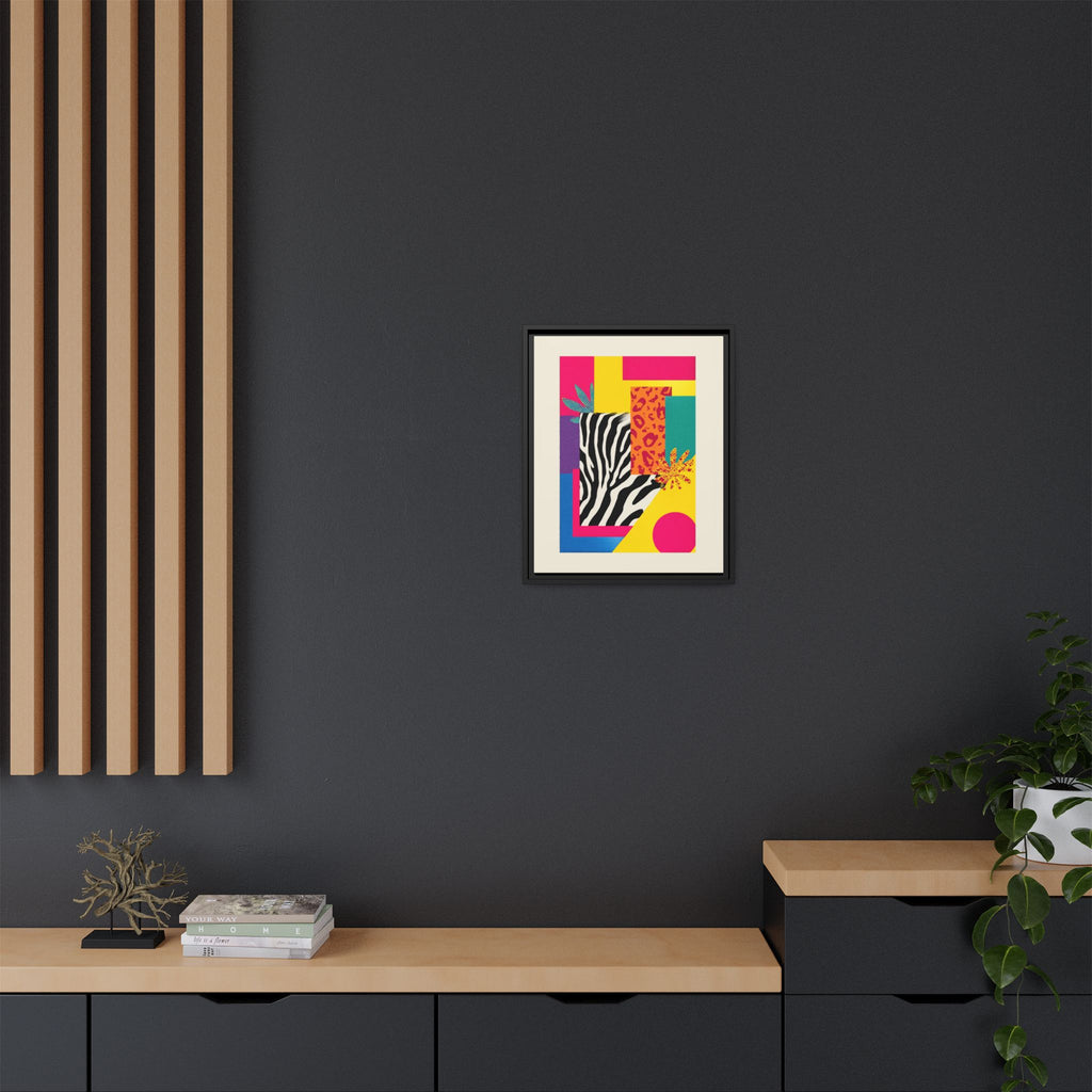 Zebra Stripes & Leopard Spots: 80s Pop Art Design, Memphis Style Graphic, Geometric Color Block Pattern   |   Custom Orders Accepted