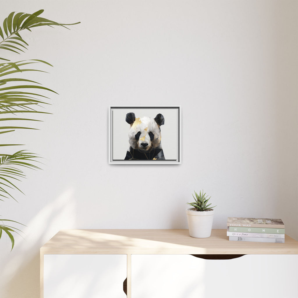 Fractal Panda: Geometric Digital Art, Low Poly Wildlife Portrait   |  Personalized & Custom Orders Available