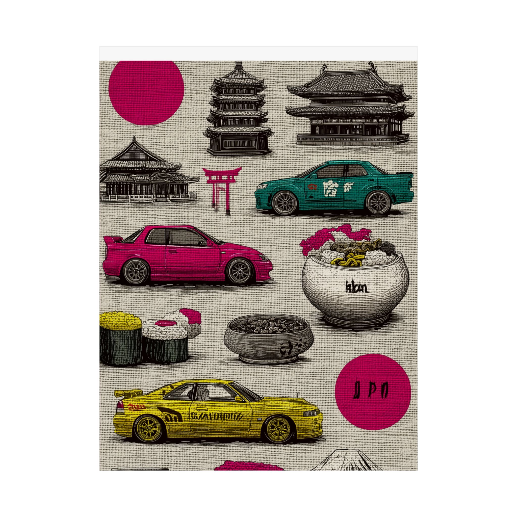 Japanese Culture Matte Vertical Car Skyline Nissan Posters, Wall Art for Home Decor, Gift for Car Enthusiasts, Unique Printable