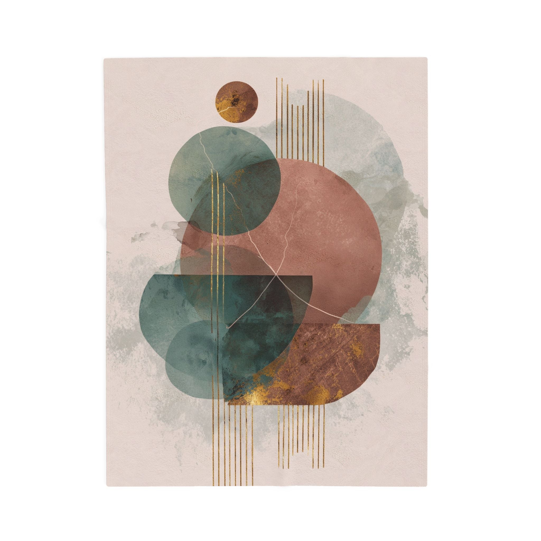 Ethereal Geometries: Translucent Circles in Muted Tones, Modern Abstract Minimalism   |    Custom Orders Available