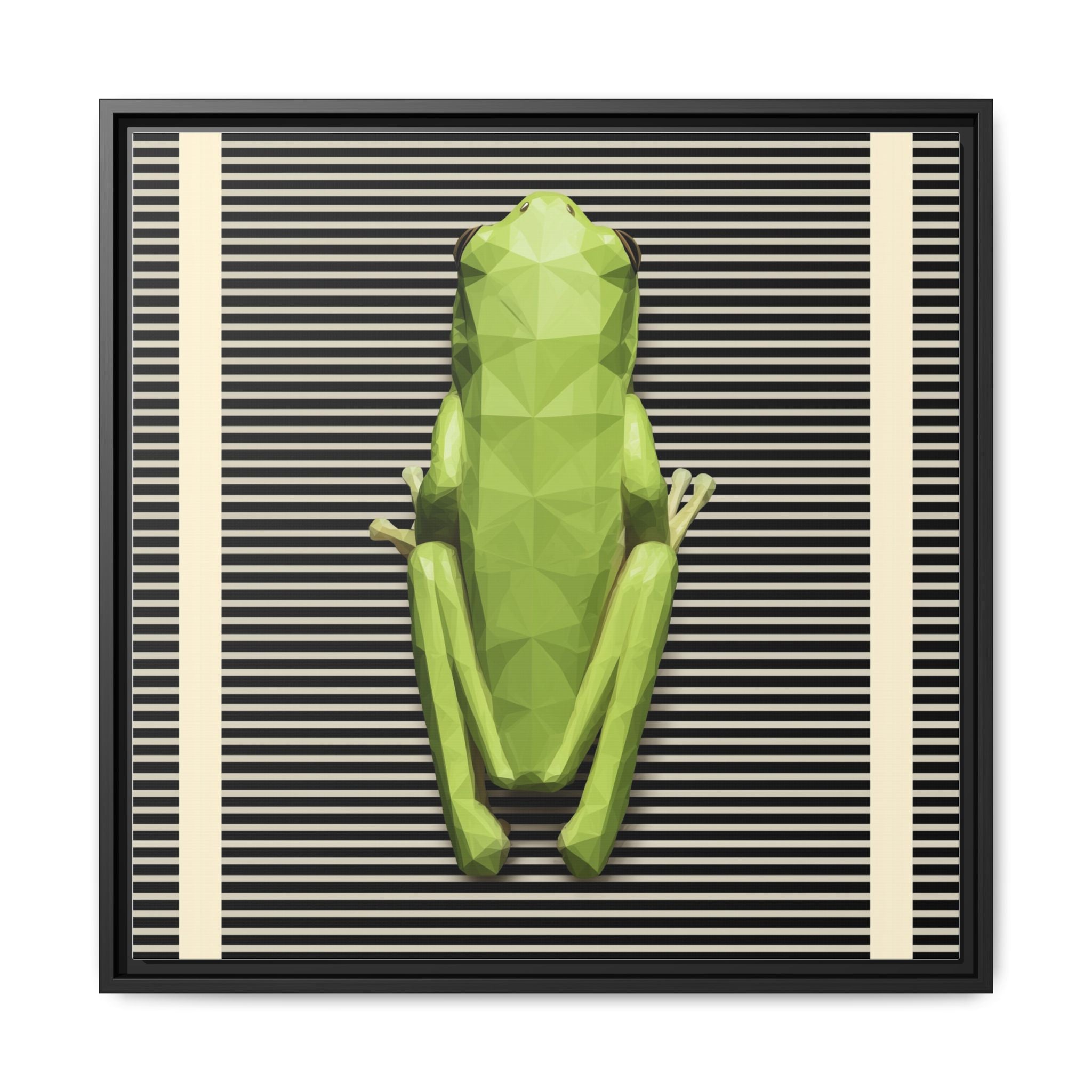Geometric Amphibian: Low-Poly Frog Design, Digital Art Minimalism   |  Personalized & Custom Orders Available