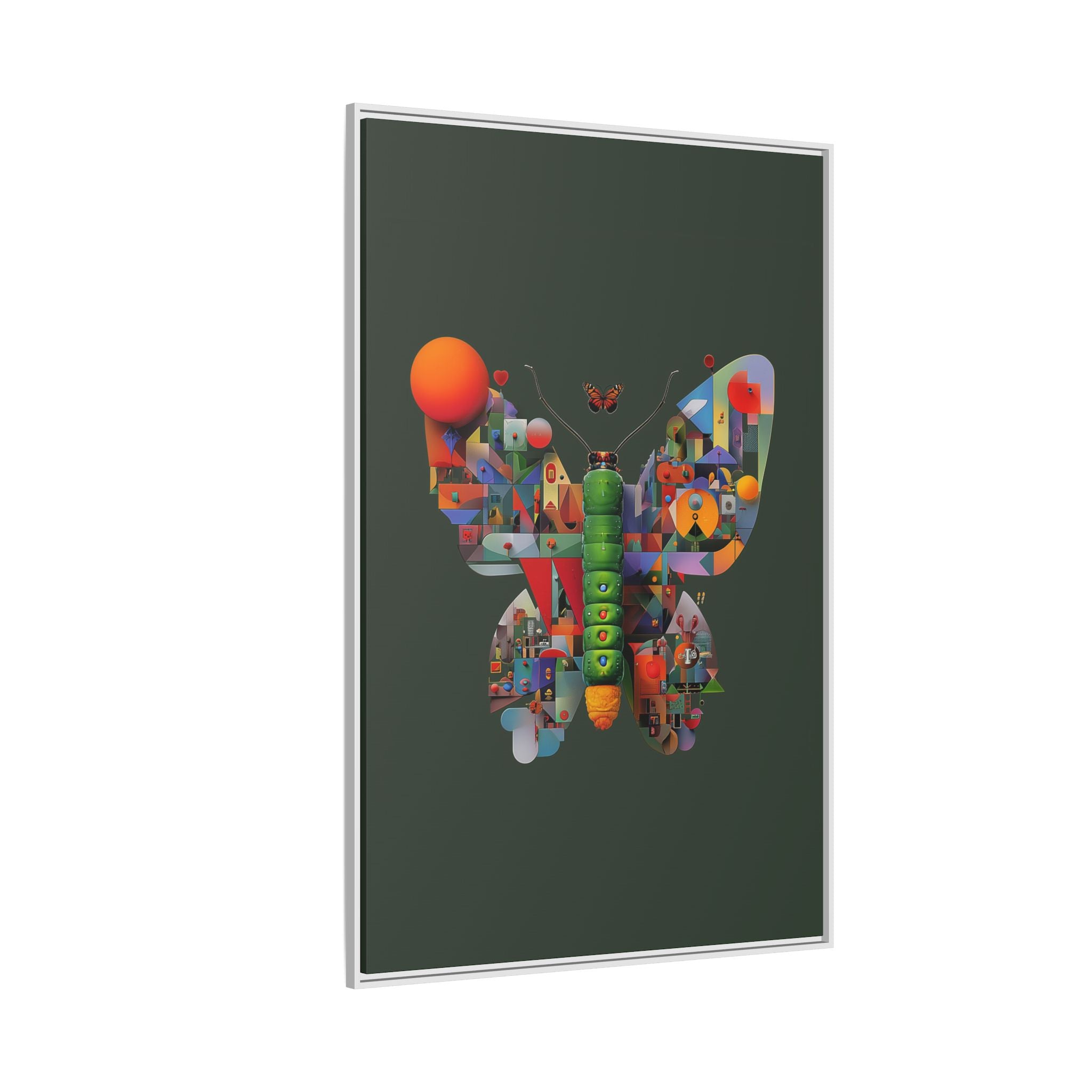 Furnie: Geometric Butterfly Mosaic, Digital Art Landscape   |    Custom Orders Available