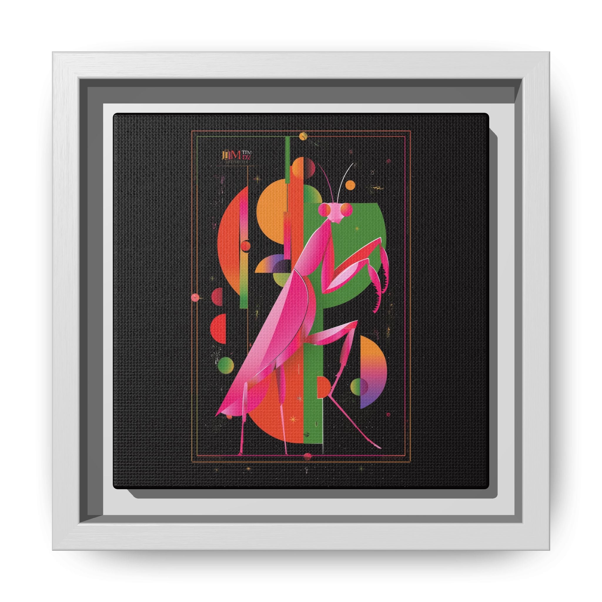 Celestial Mantis: Cubist Geometry, Cosmic Insect Portrait   |    Custom Orders Available