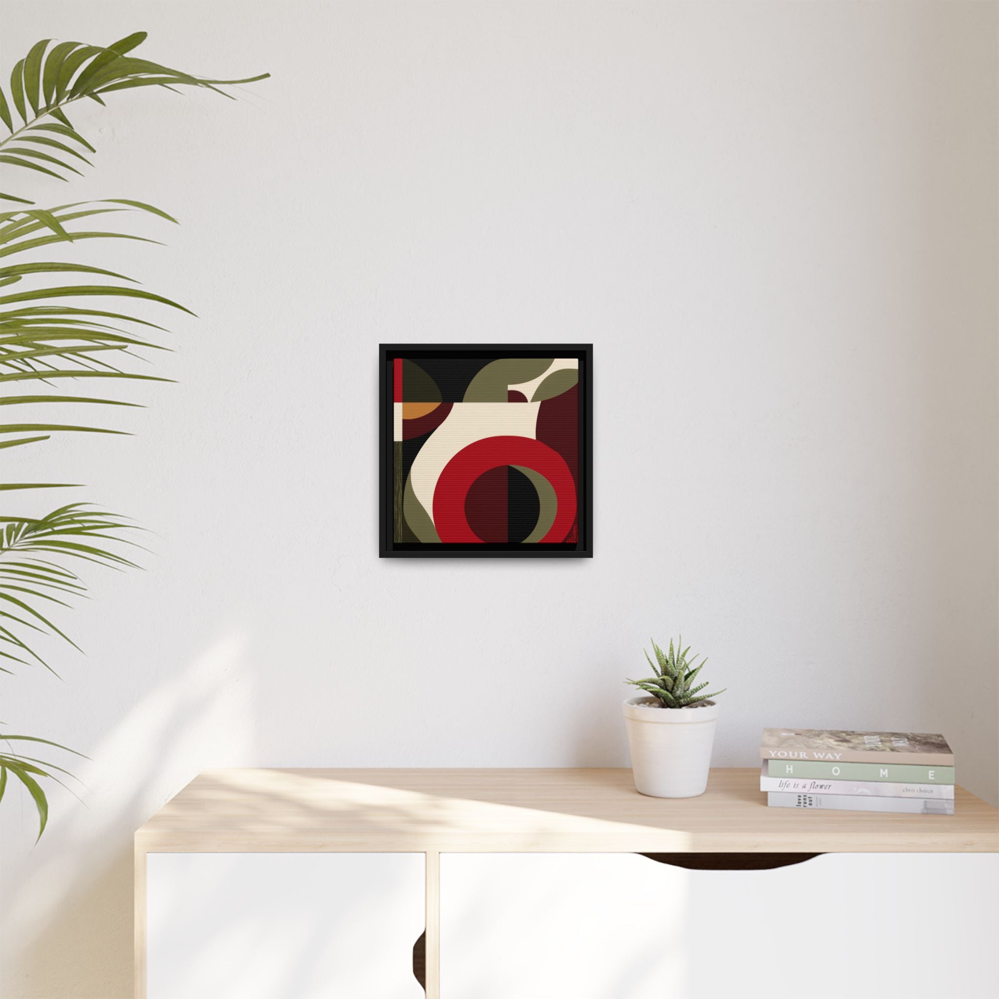 Geometric Intersections: Mid-Century Modern Design, Abstract Architectural Composition, Rhythmic Curved Forms   |   Custom Orders Accepted