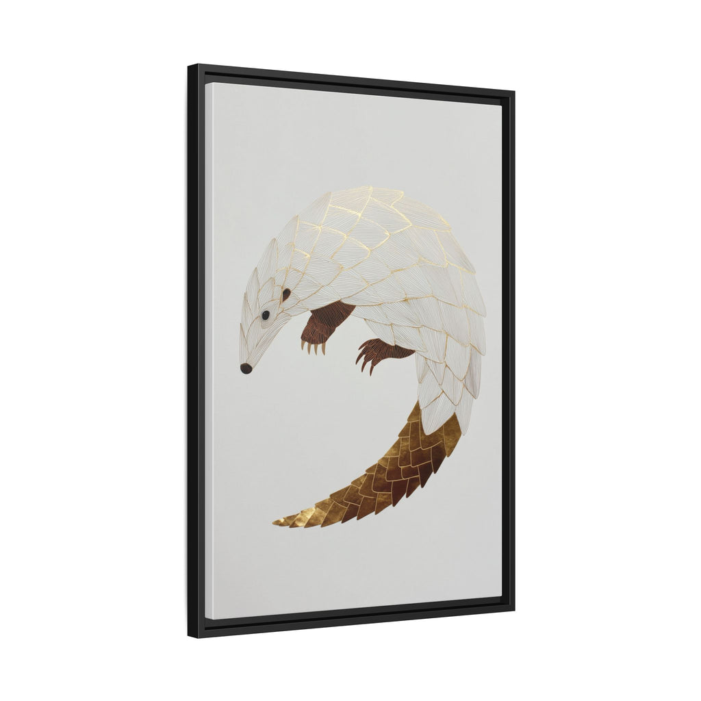 Geometric Hedgehog: Minimalist Wildlife Illustration, Layered Metallic Geometric Art   |    Custom Orders Available