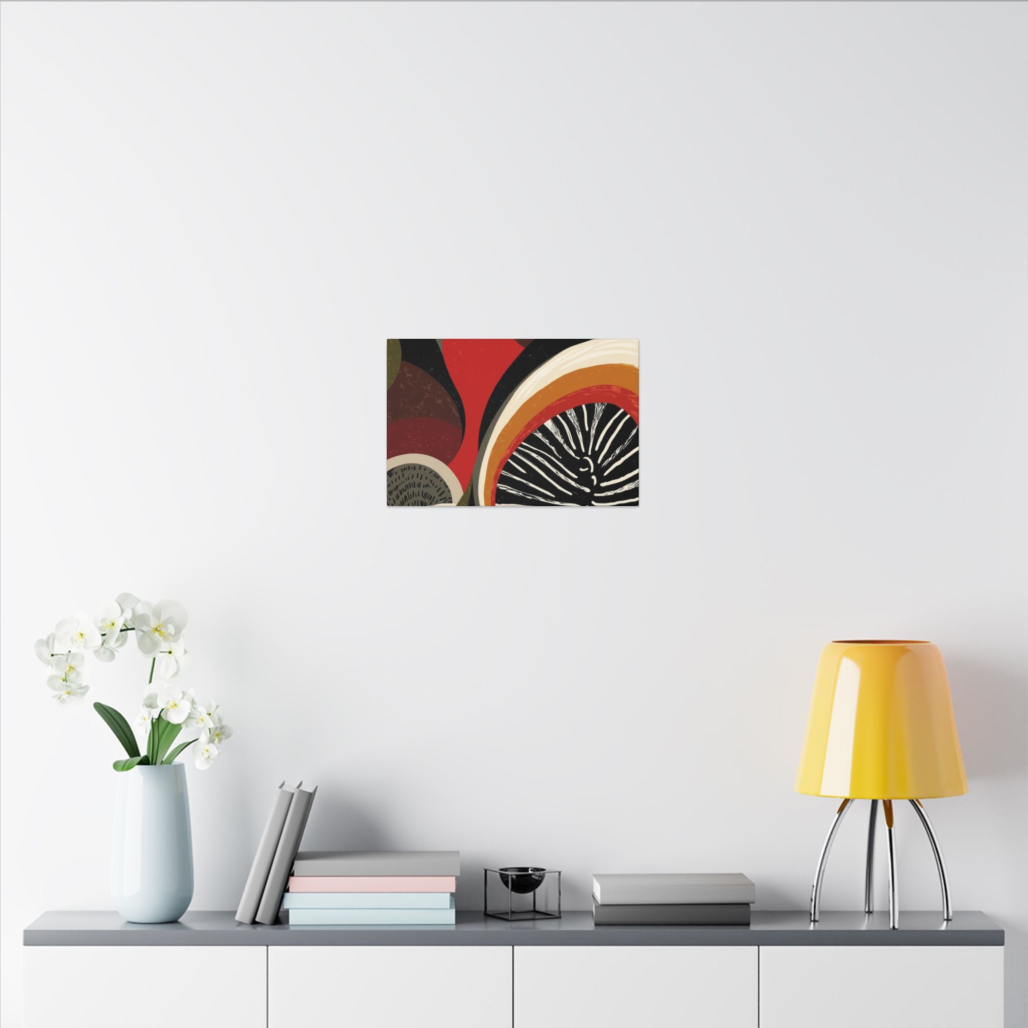 Harmonic Convergence: Organic Geometry, Mid-Century Modern Abstract, Earthy Palette Composition   |   Custom Orders Accepted