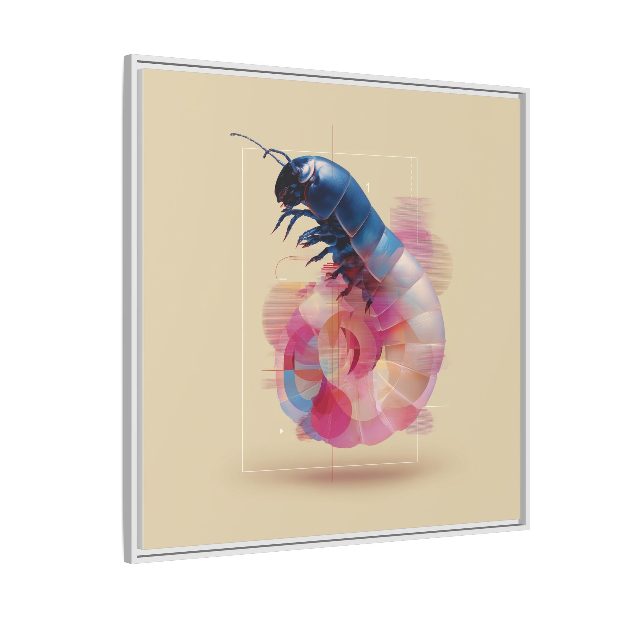 Exoskeleton Cipher: Digital Insect Rendering, Geometric Glitch Art   |    Custom Orders Available