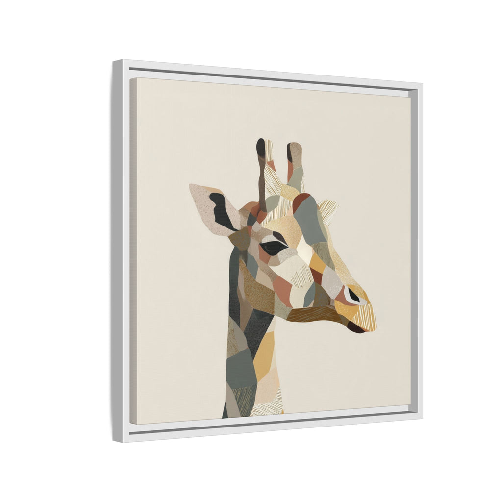 Geometric Giraffe: Cubist Wildlife Abstraction, Polygon Animal Portrait   |  Personalized & Custom Orders Available