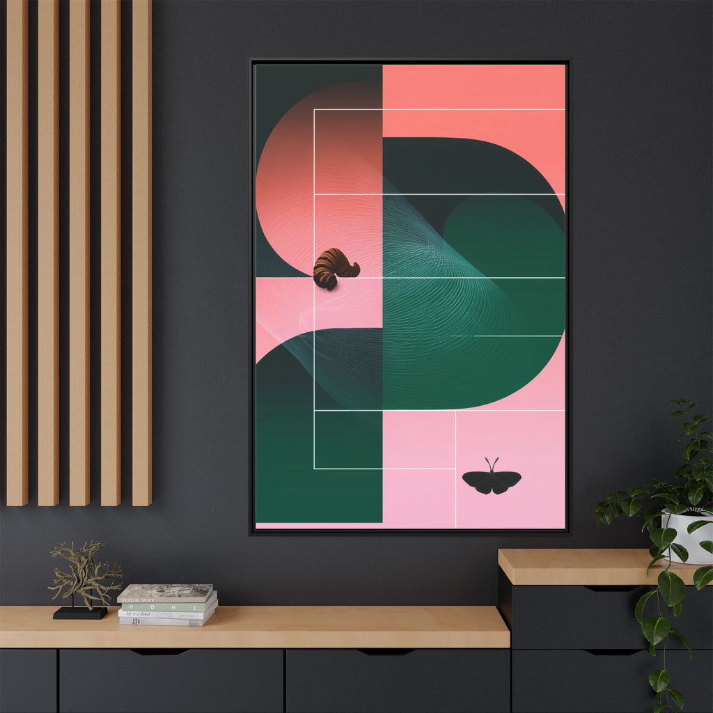 Metamorphosis in Geometric Harmony: Nature's Transformation, Abstract Design Exploration   |    Custom Orders Available