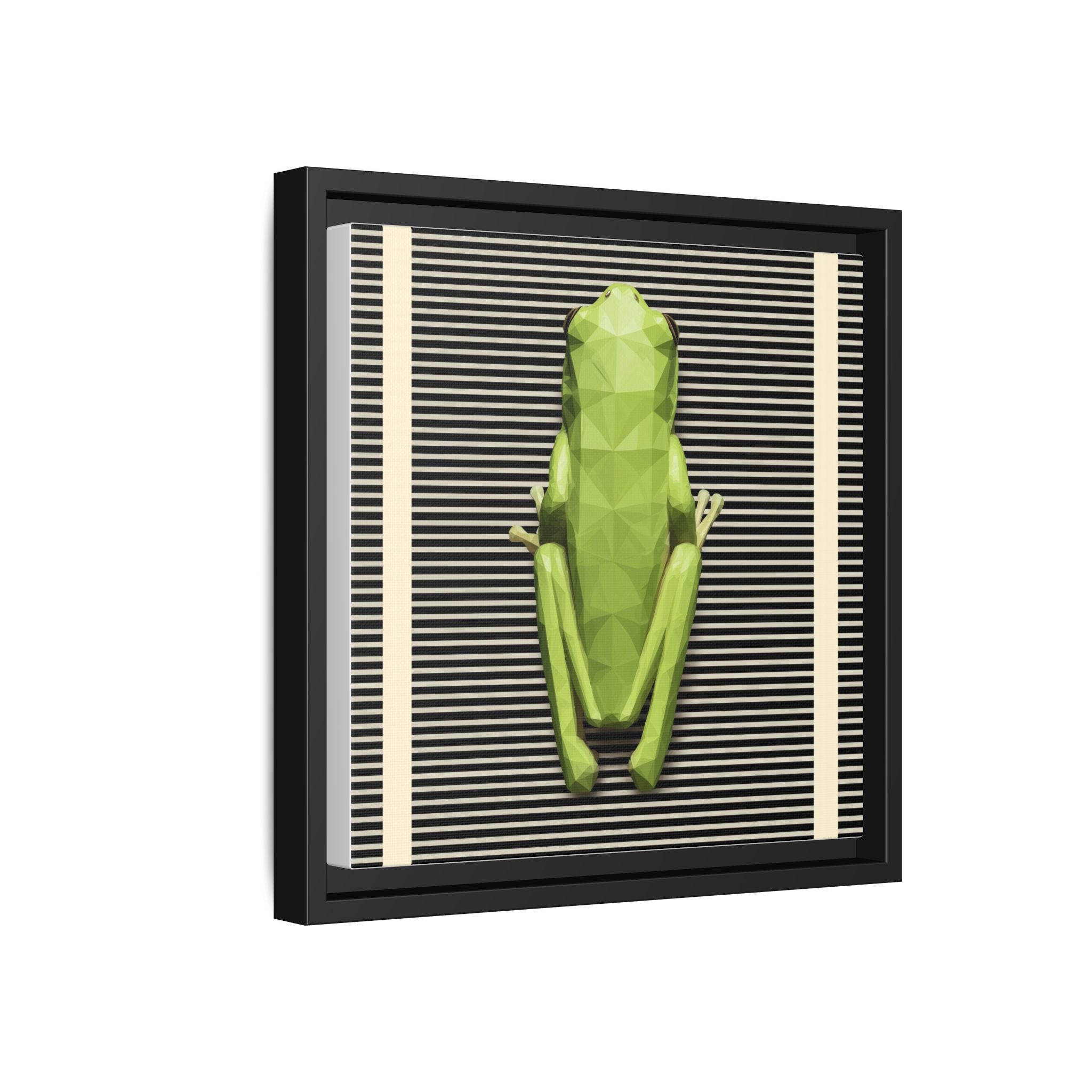 Geometric Amphibian: Low-Poly Frog Design, Digital Art Minimalism   |  Personalized & Custom Orders Available