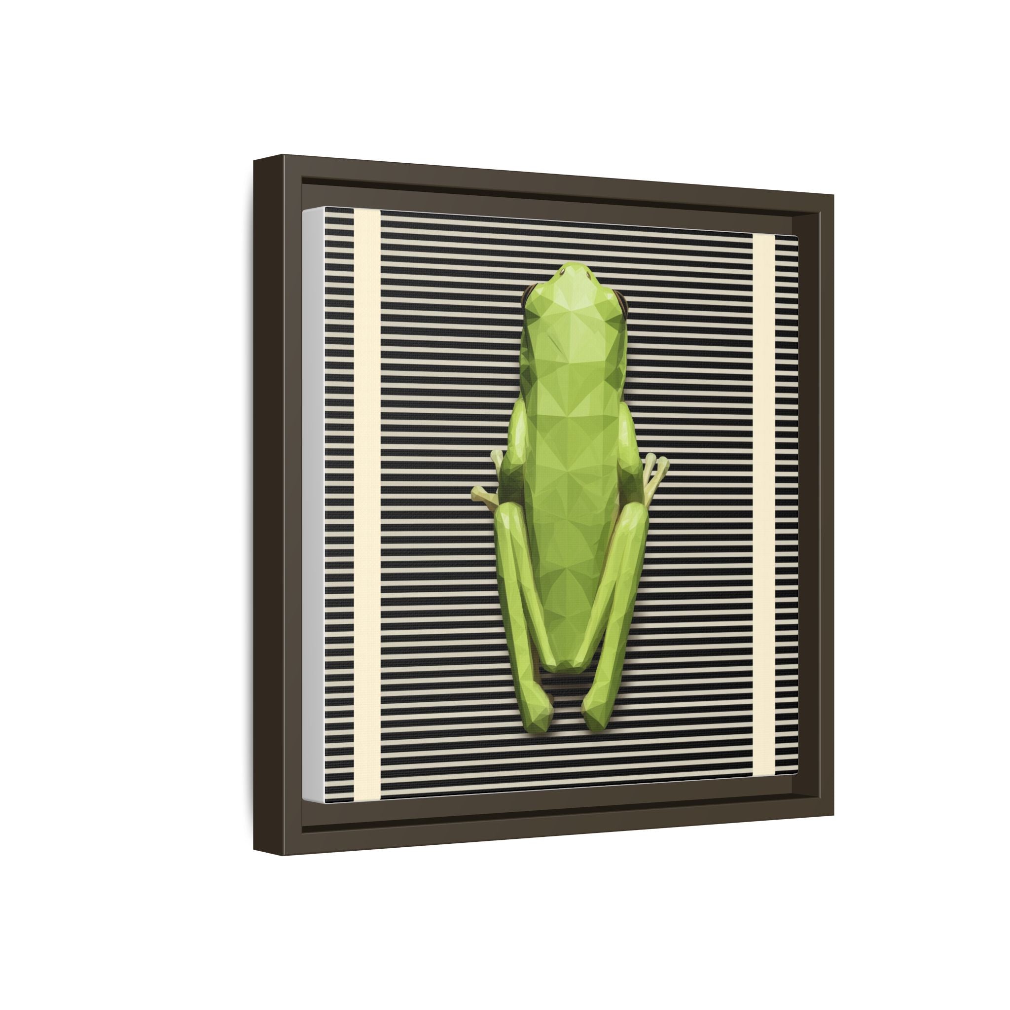 Geometric Amphibian: Low-Poly Frog Design, Digital Art Minimalism   |  Personalized & Custom Orders Available