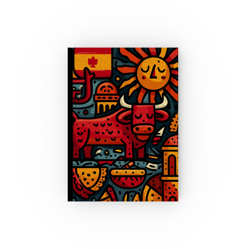 Folk Fusion: Geometric Landscape, Vibrant Graphic Design, Modernist Illustration Style | Custom Orders Accepted