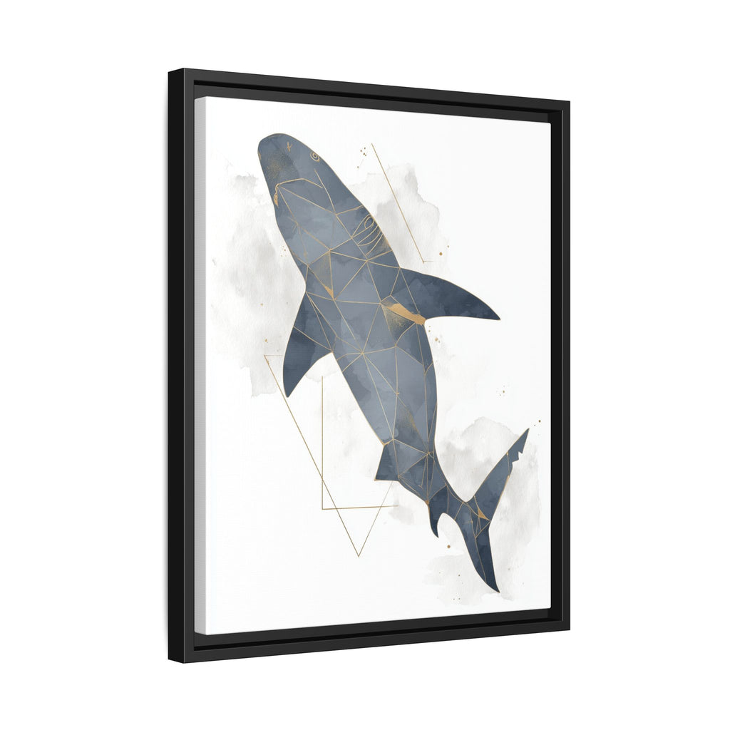 Aquatic Geometry: Shark Polygon Abstraction, Oceanic Digital Art   |  Personalized & Custom Orders Available