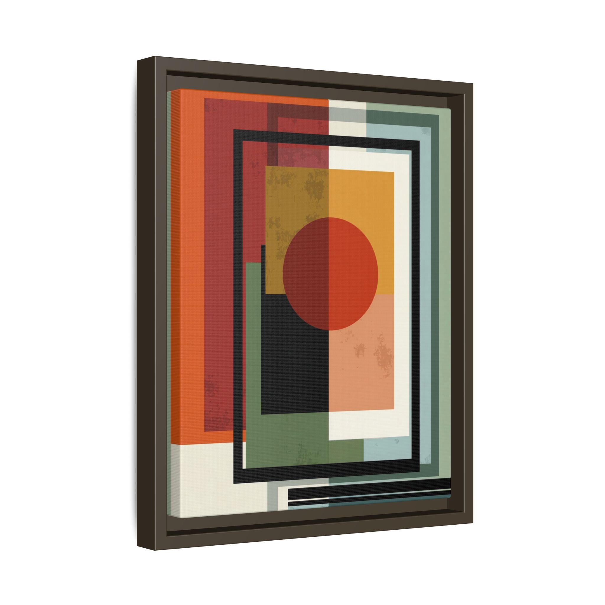 Geometric Harmonies: Mid-Century Modern Composition, Constructivist Inspiration, Abstract Rectangular Interplay   |   Custom Orders Accepted