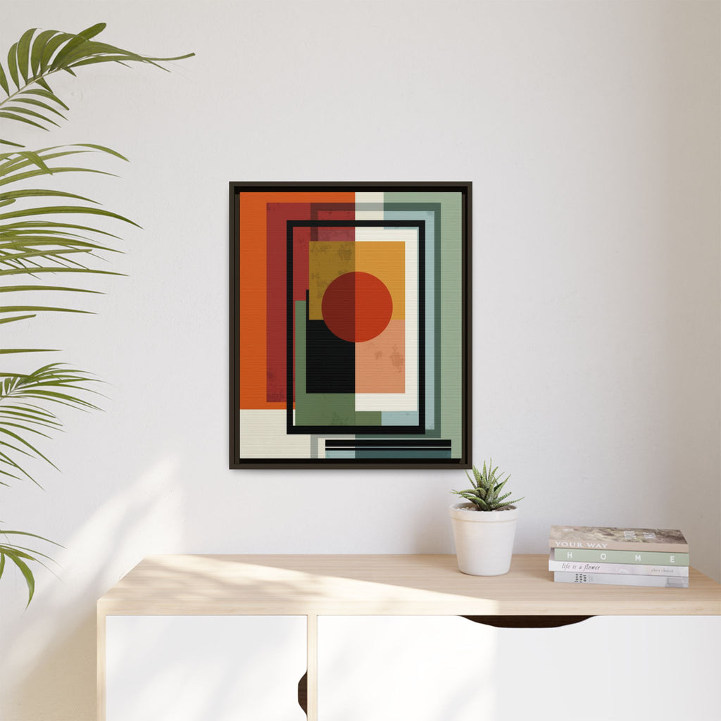 Geometric Harmonies: Mid-Century Modern Composition, Constructivist Inspiration, Abstract Rectangular Interplay   |   Custom Orders Accepted