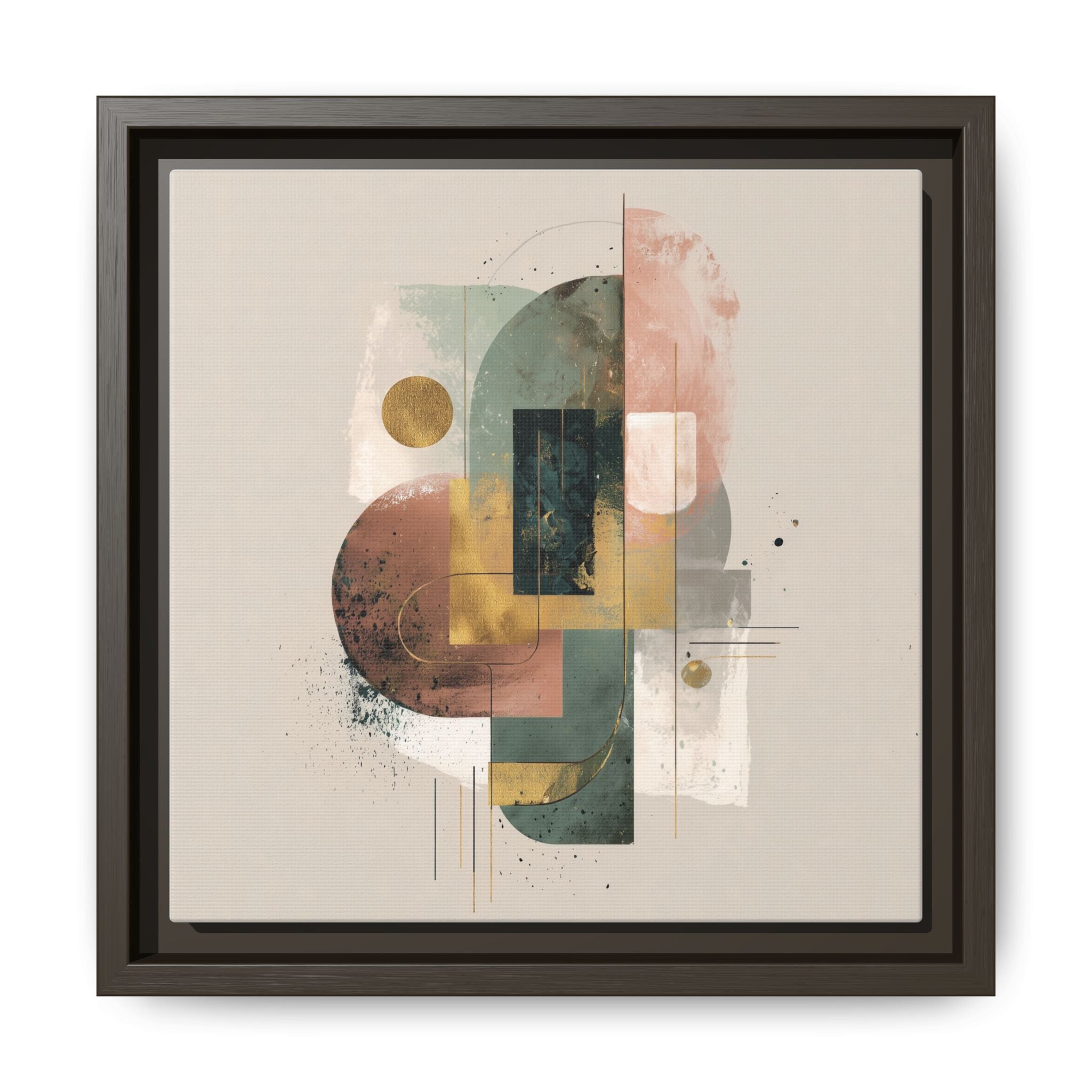 Organic Geometries: Fragmented Forms, Digital Abstract Composition, Layered Minimalist Art   |   Custom Orders Accepted