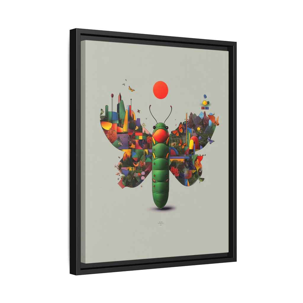 Metamorphosis of Geometry: Digital Nature Mosaic, Surreal Butterfly Landscape   |    Custom Orders Available