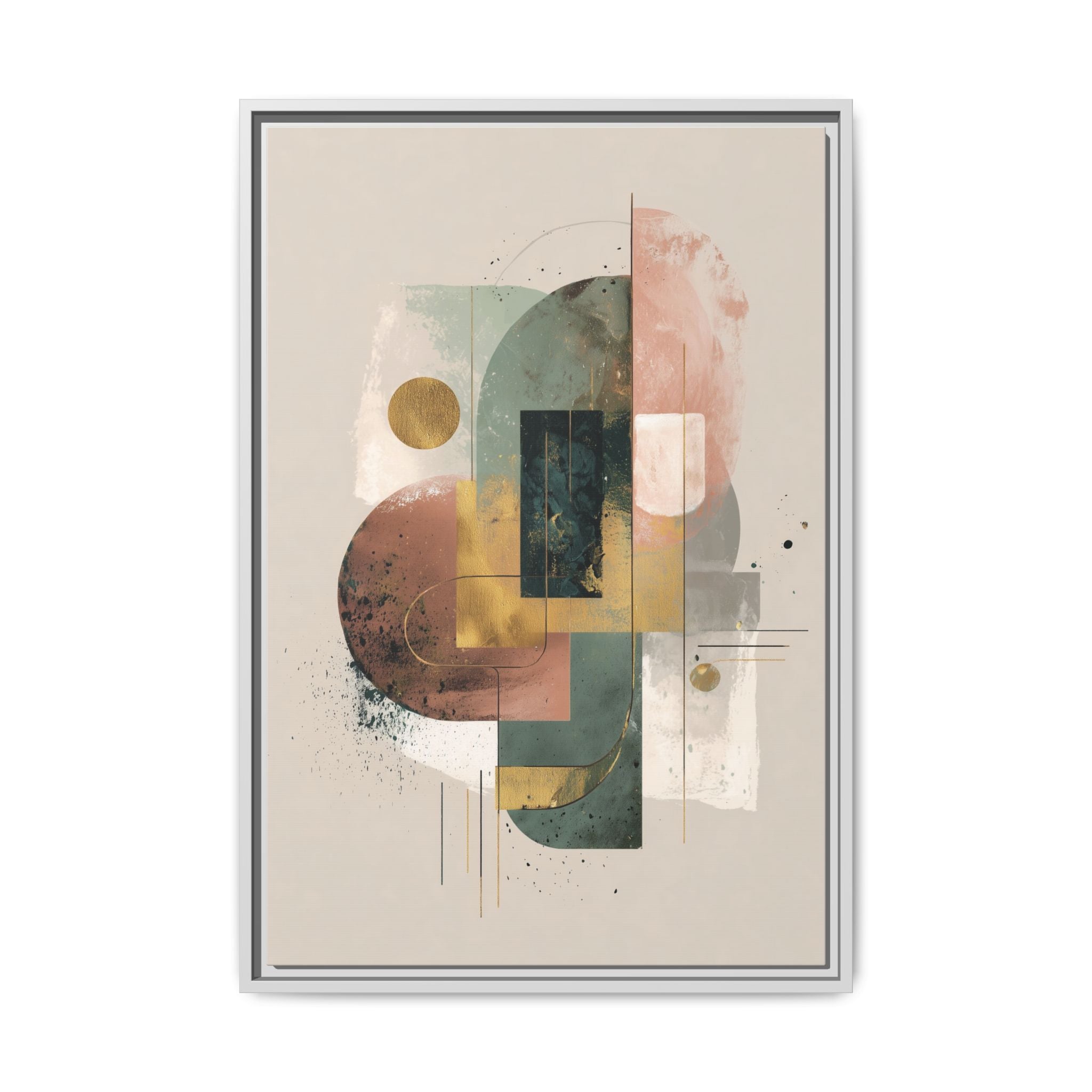 Organic Geometries: Fragmented Forms, Digital Abstract Composition, Layered Minimalist Art   |   Custom Orders Accepted