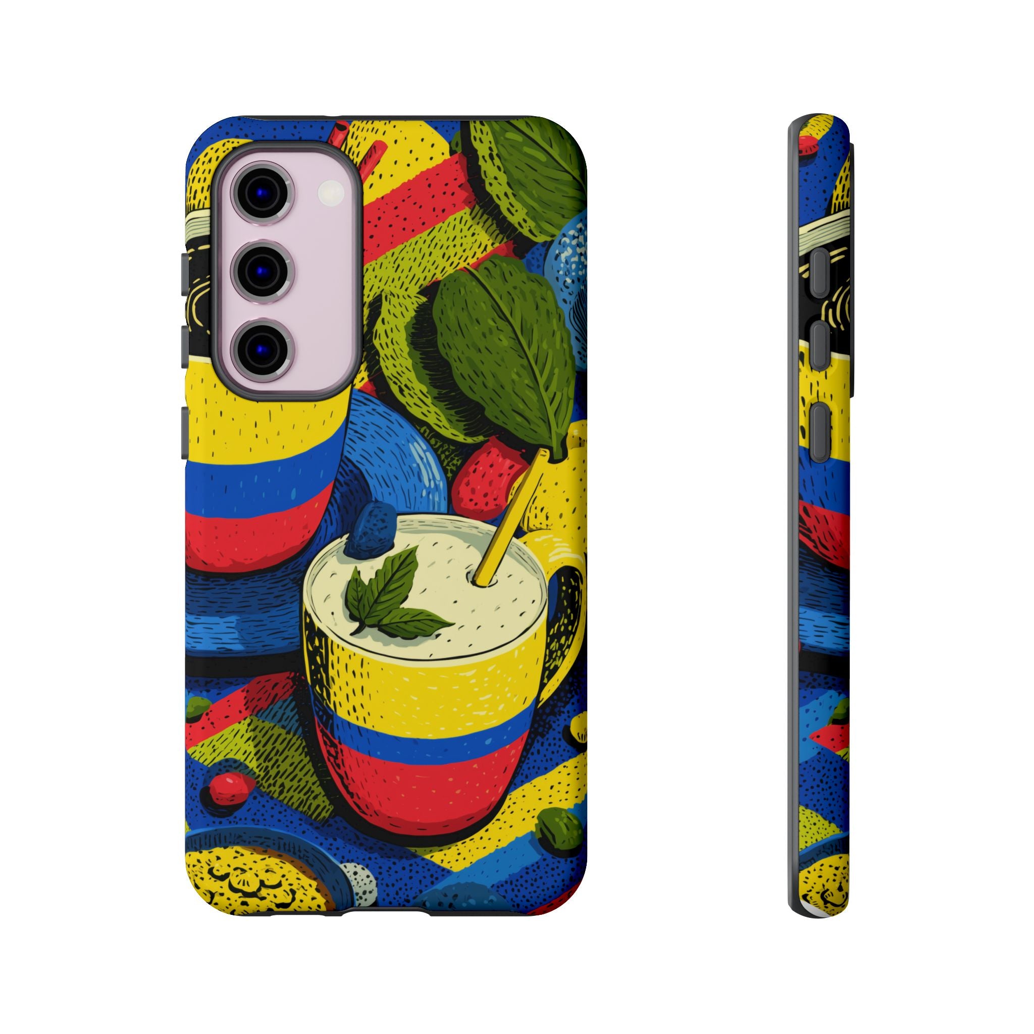 Vibrant Phone Case for Tough Cases | Colorful Colombian Art, Unique Gift, Trendy Accessory, Summer Style, Festival Must-Have