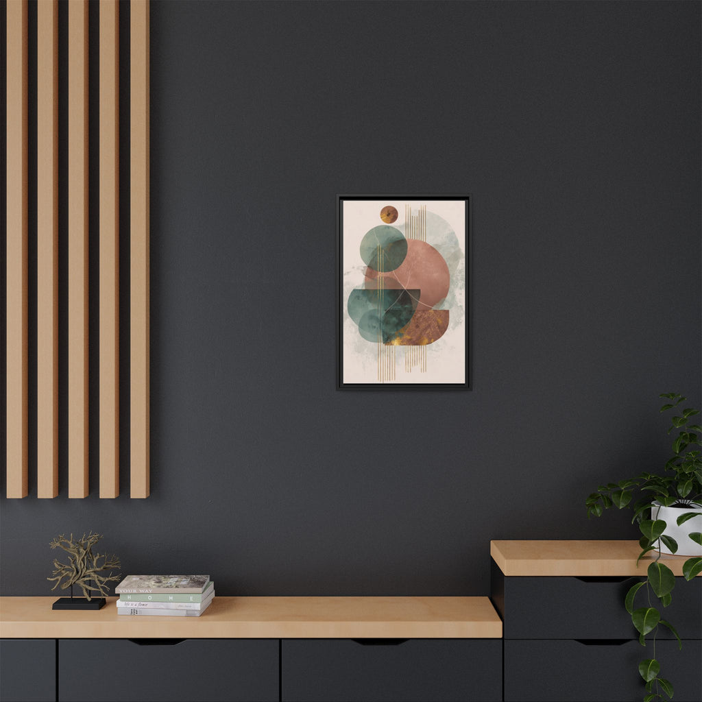 Translucent Geometries: Abstract Circles, Mid-Century Minimalism, Watercolor Layers   |   Custom Orders Accepted