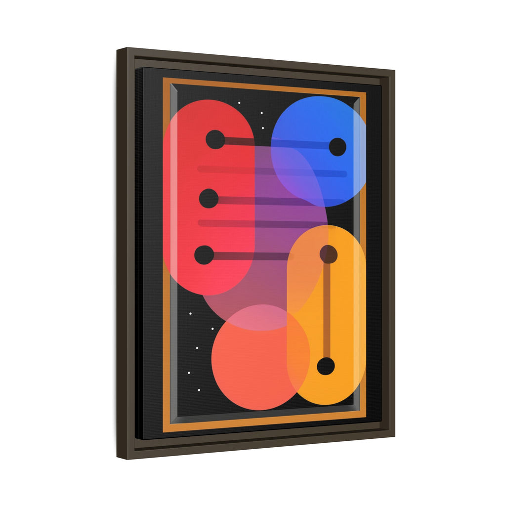 Celestial Geometry: Organic Shapes in Motion, Digital Abstract Composition, Vibrant Color Intersections   |   Custom Orders Accepted