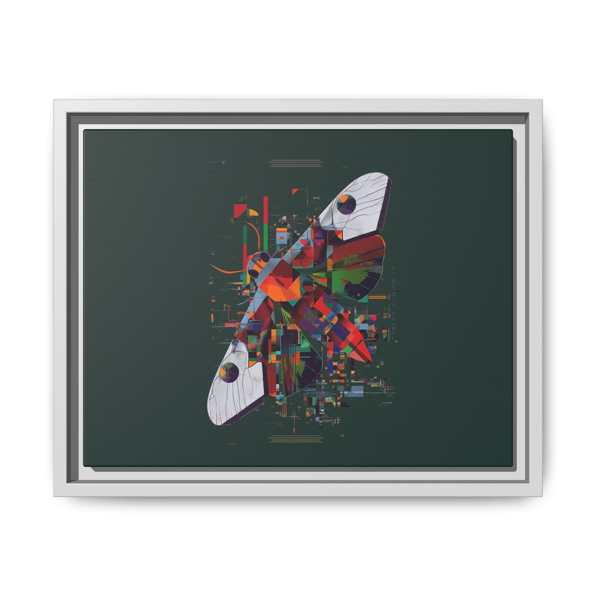 Butterfly Deconstruction: Geometric Digital Art, Pixelated Abstract Butterfly Wings   |    Custom Orders Available