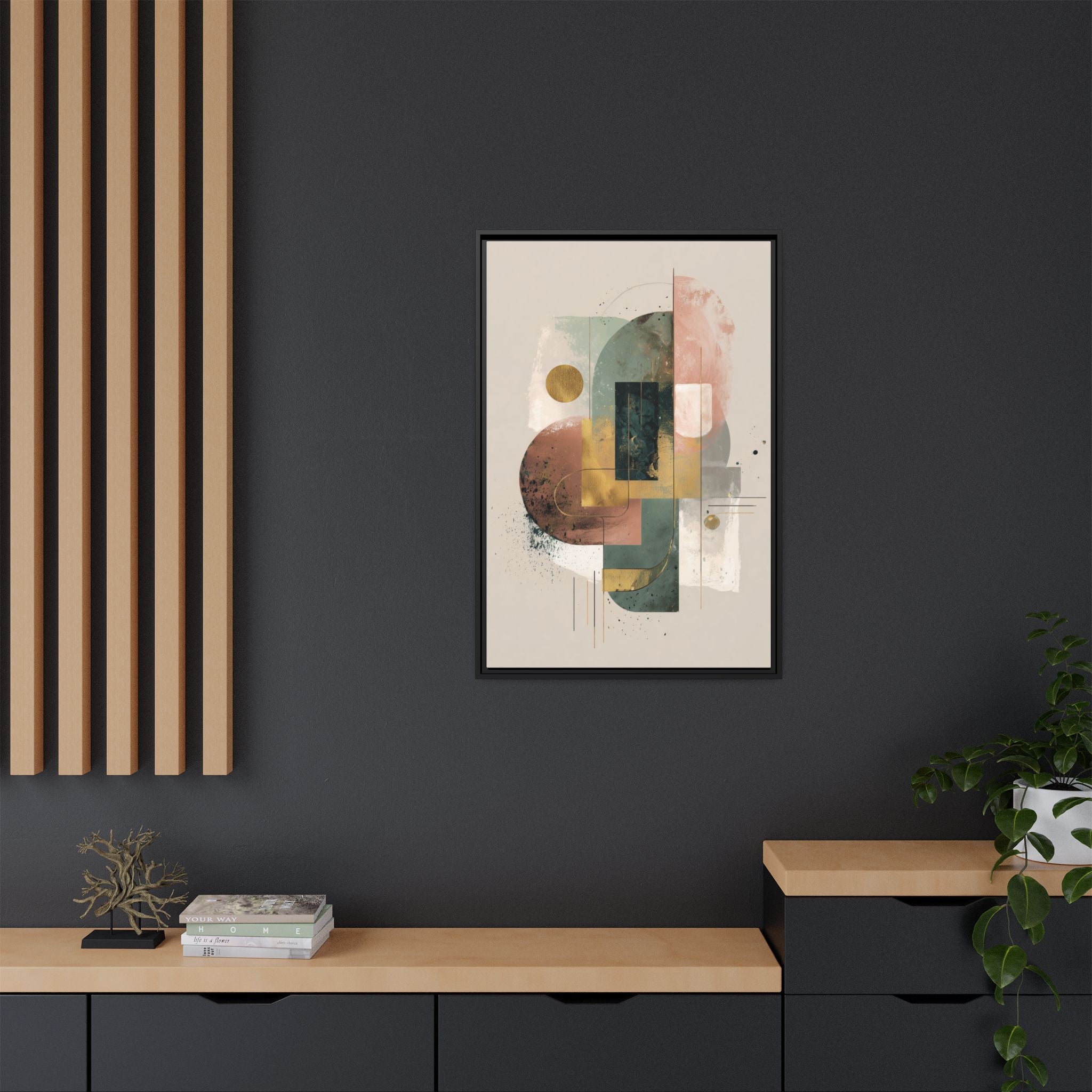 Organic Geometries: Fragmented Forms, Digital Abstract Composition, Layered Minimalist Art   |   Custom Orders Accepted