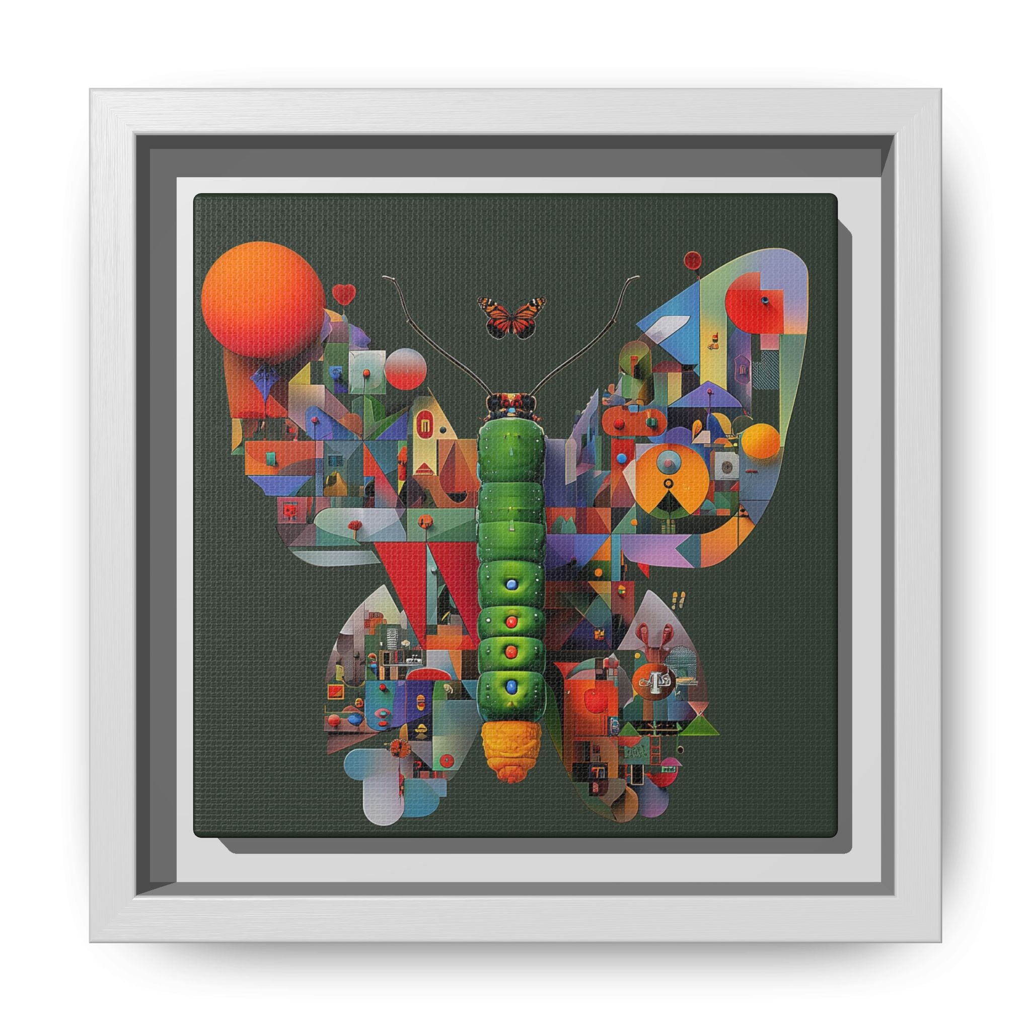 Furnie: Geometric Butterfly Mosaic, Digital Art Landscape   |    Custom Orders Available