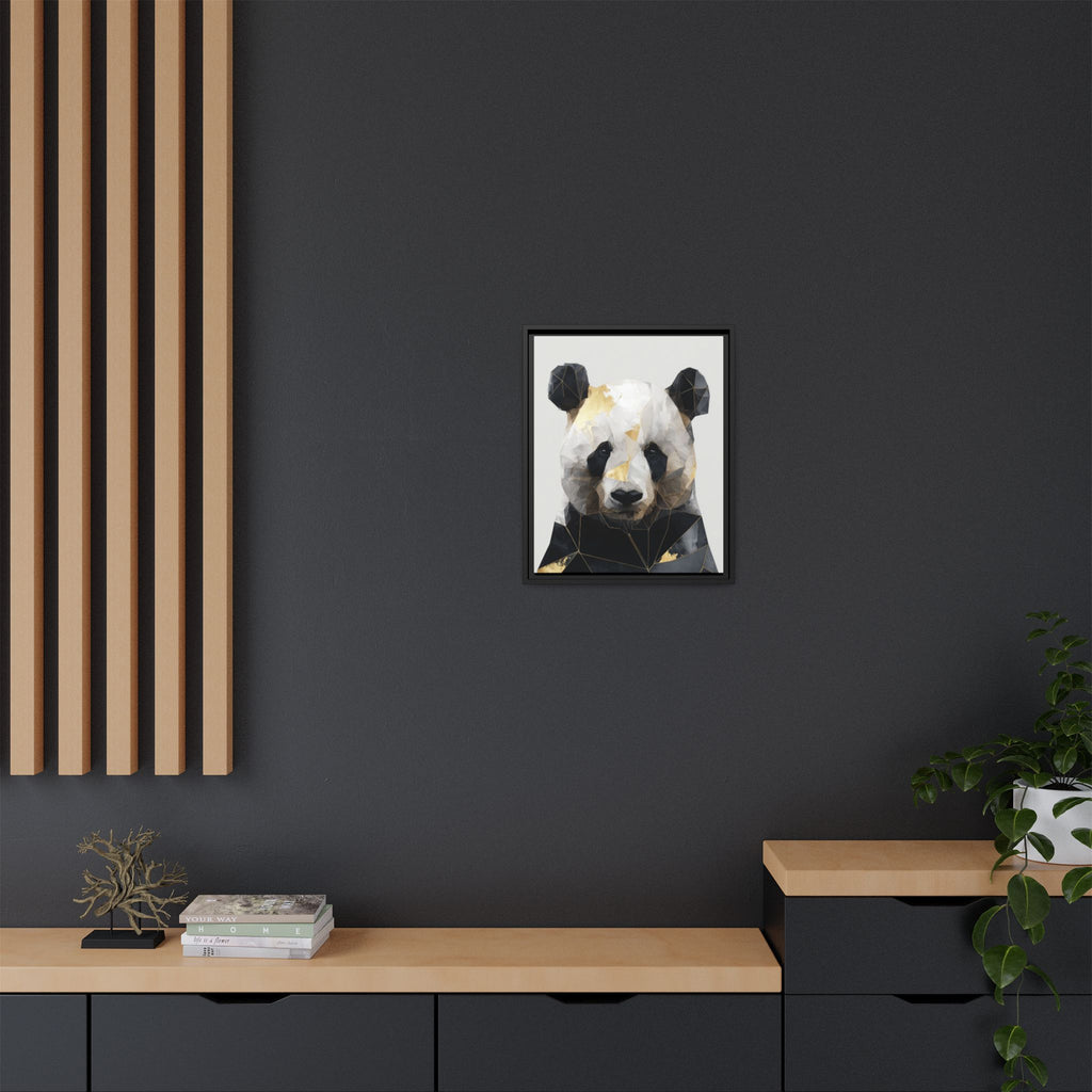 Fractal Panda: Geometric Digital Art, Low Poly Wildlife Portrait   |  Personalized & Custom Orders Available