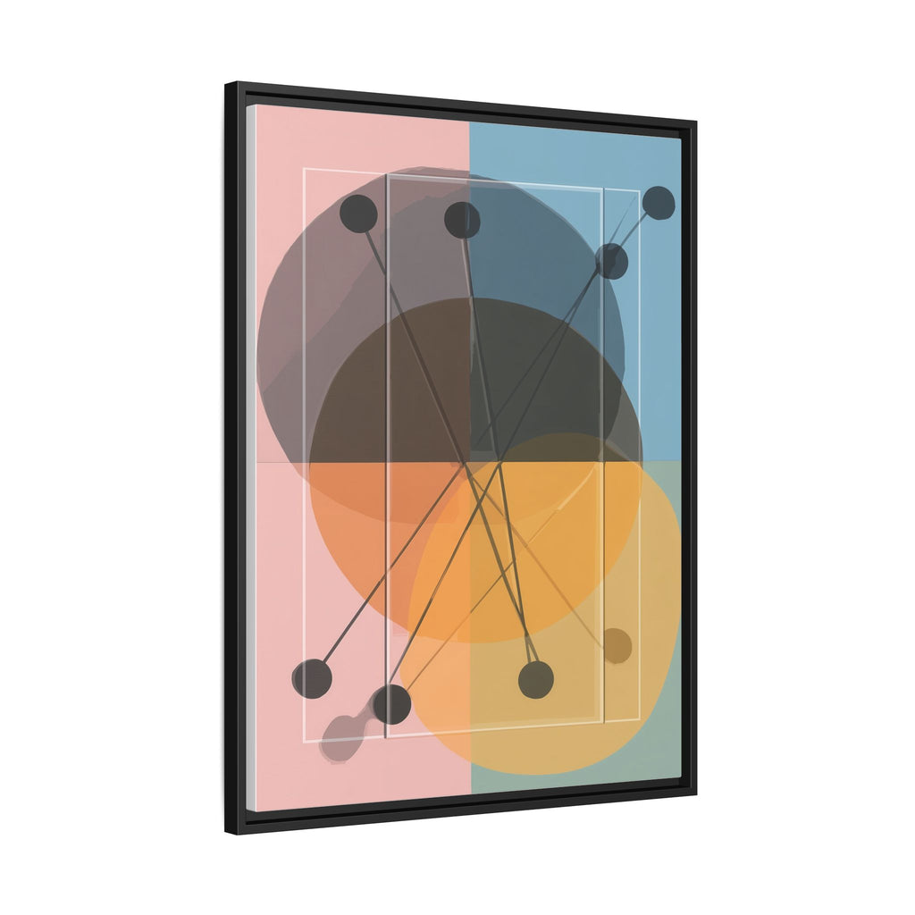 Geometric Intersections: Pastel Quadrants, Mid-Century Minimalism, Network Nodes   |   Custom Orders Accepted