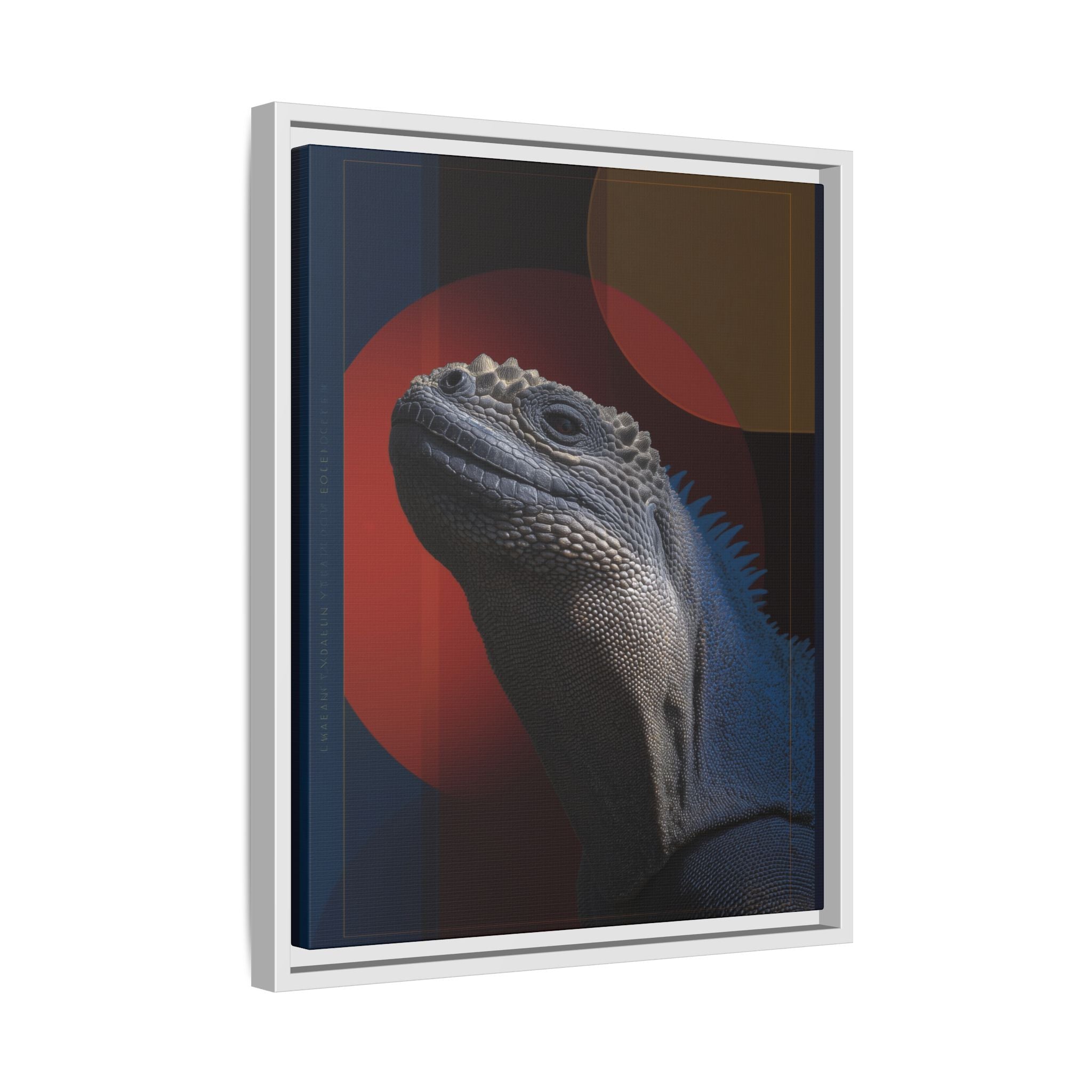 Scales of Antiquity: Prehistoric Reptilian Portrait, Abstract Geometric Composition   |    Custom Orders Available