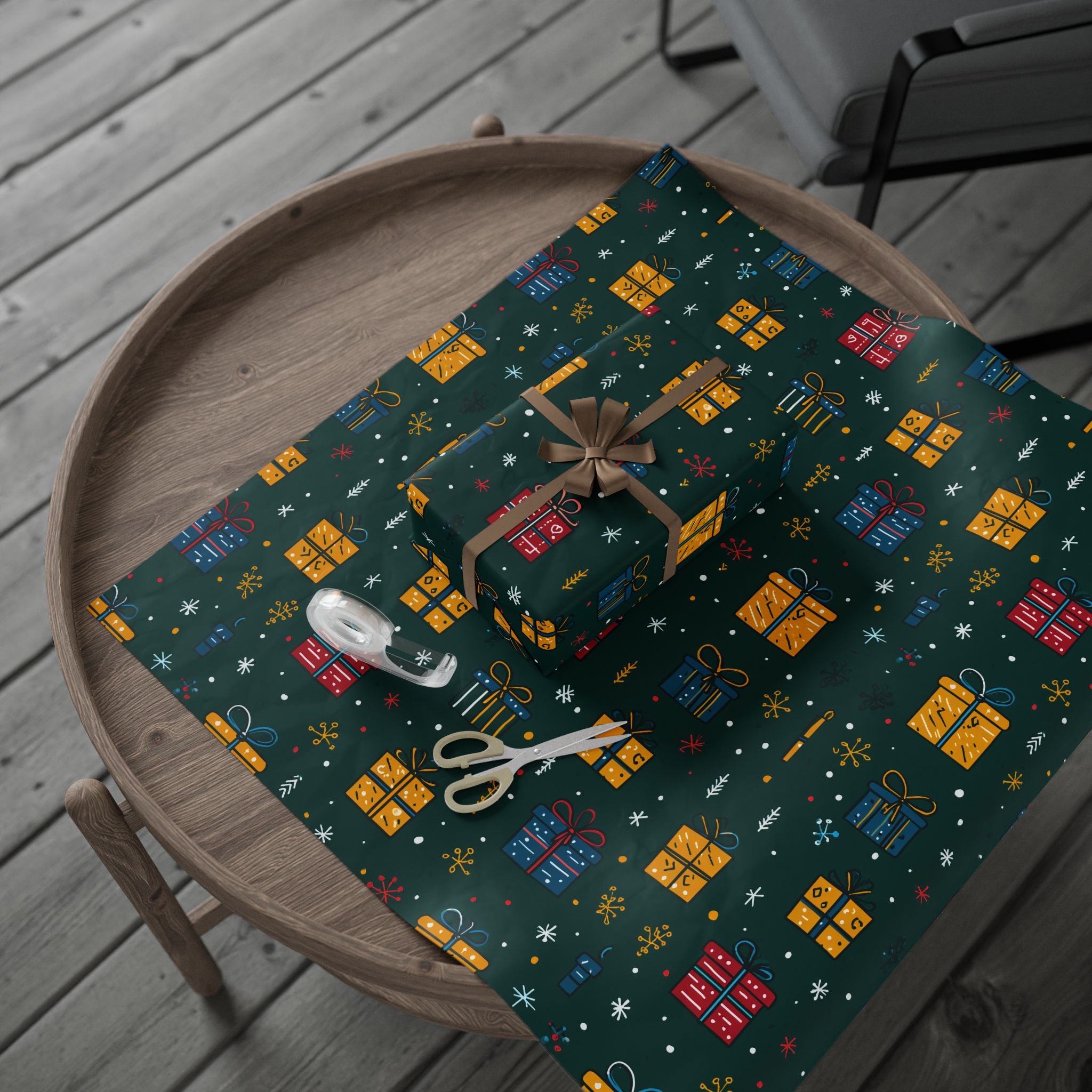 Festive Gift Wrapping Paper | Holiday Wrapping Supplies, Christmas Gift Wrap, Birthday Party Decor, Eco-Friendly Gift Wrap, Present [...]