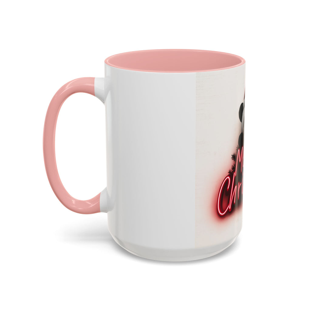 Merry Christmas Panda Mug, Fun Holiday Coffee Cup, Cute Gift for Animal Lovers, Festive Drinkware, Christmas Decorations