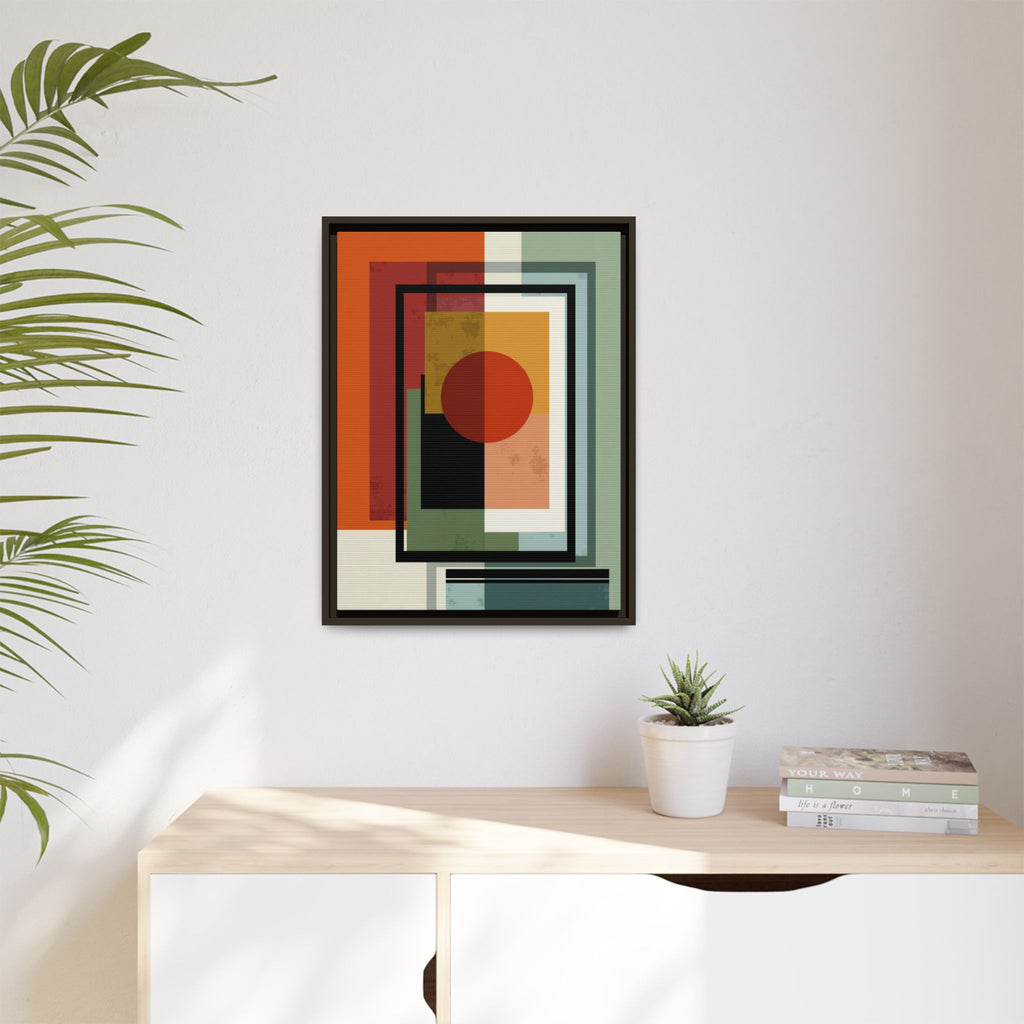 Geometric Harmonies: Mid-Century Modern Composition, Constructivist Inspiration, Abstract Rectangular Interplay   |   Custom Orders Accepted