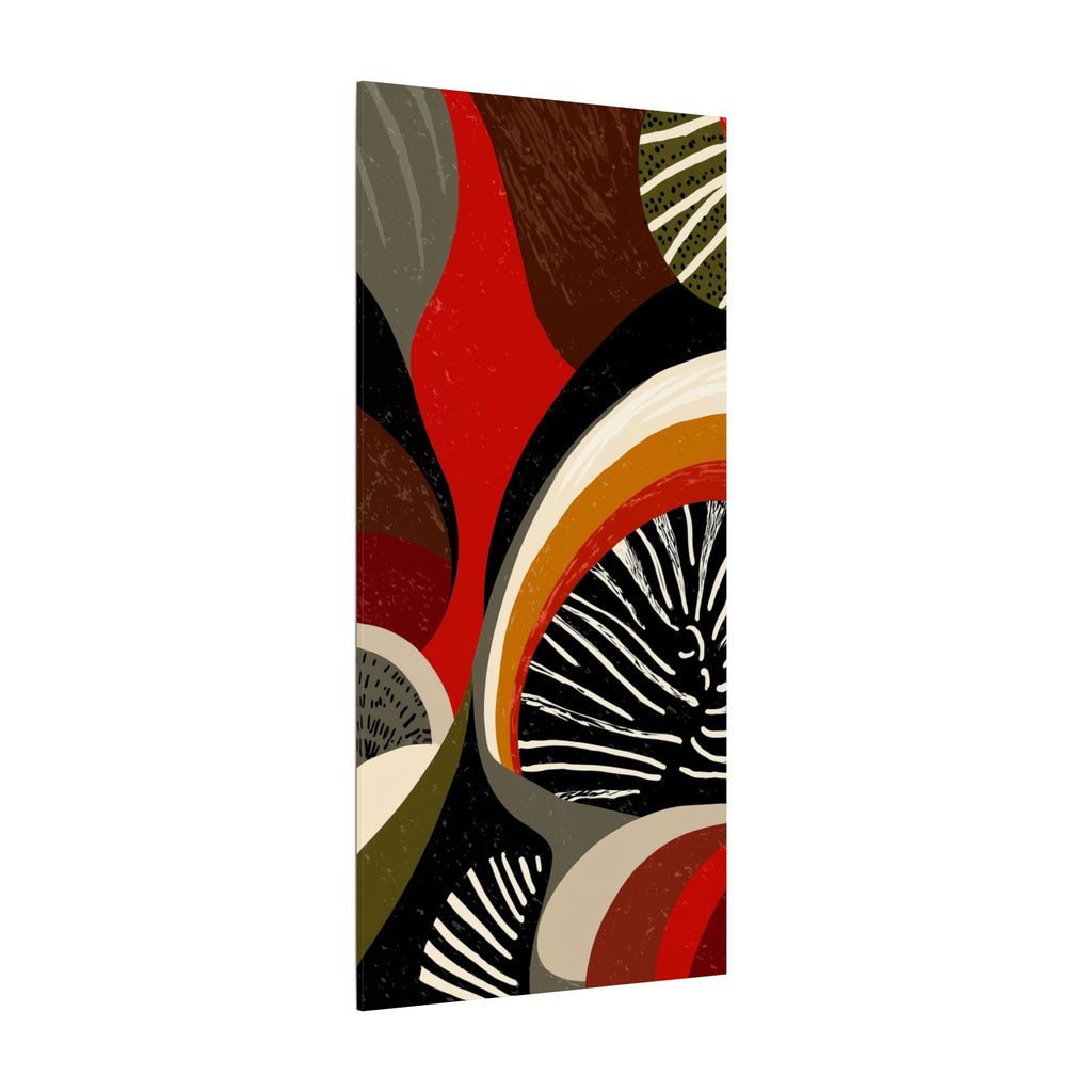 Harmonic Convergence: Organic Geometry, Mid-Century Modern Abstract, Earthy Palette Composition   |   Custom Orders Accepted
