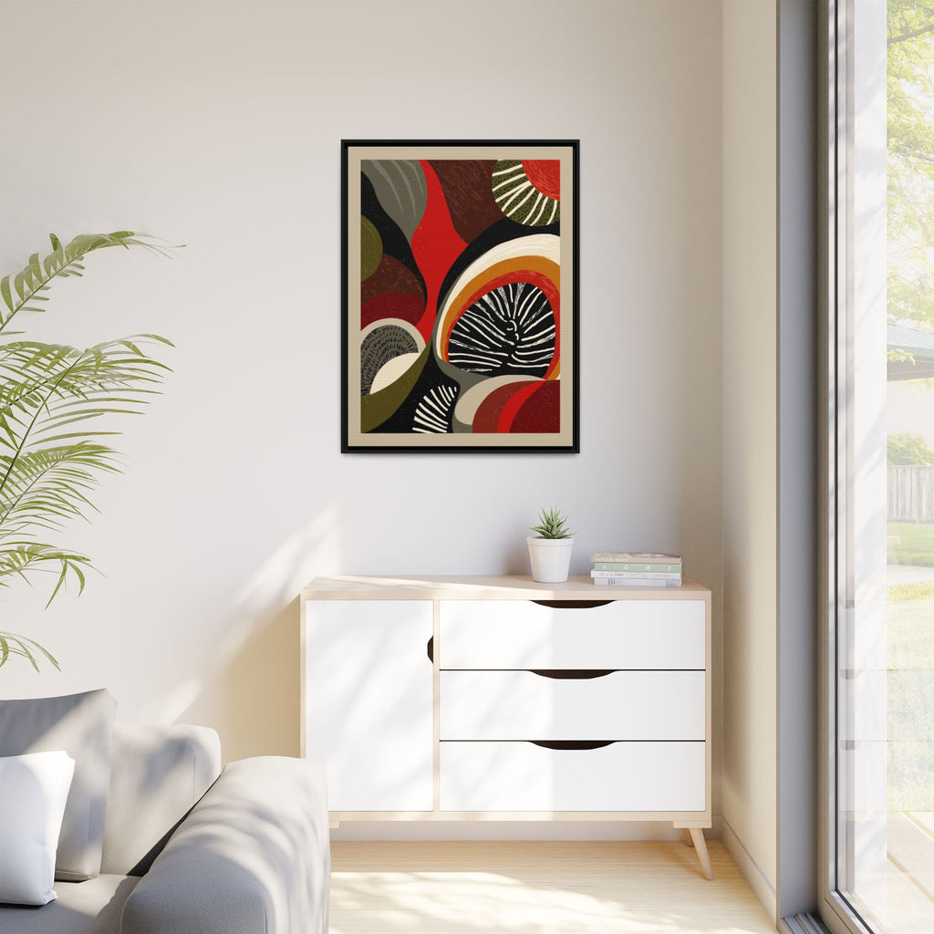 Geometric Rhythm: Abstract Composition, Mid-Century Modern Art, Radial Design Inspiration   |   Custom Orders Accepted
